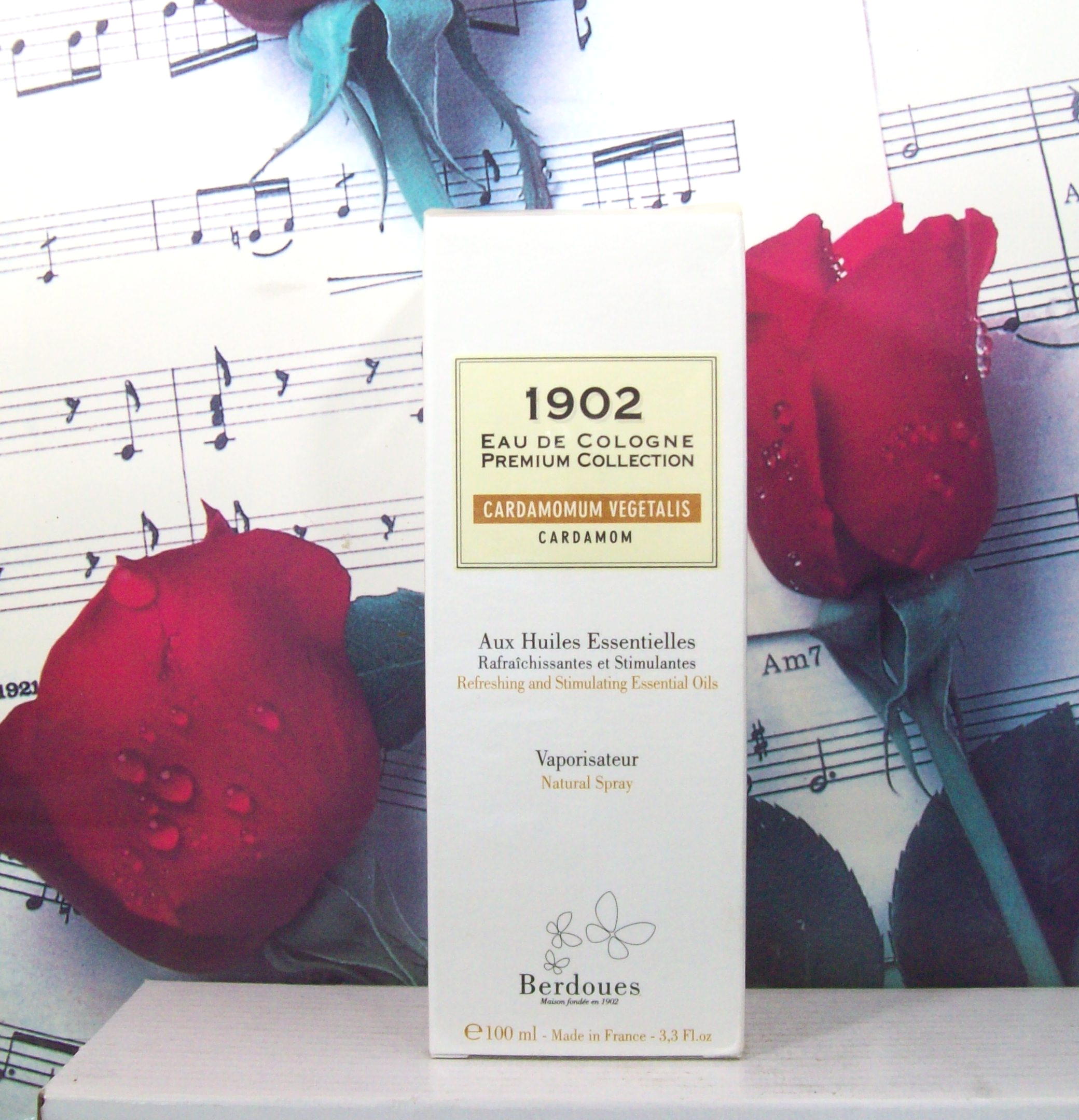 Berdoues 1902 Cardamom Eau De Cologne 3.3 OZ bottle