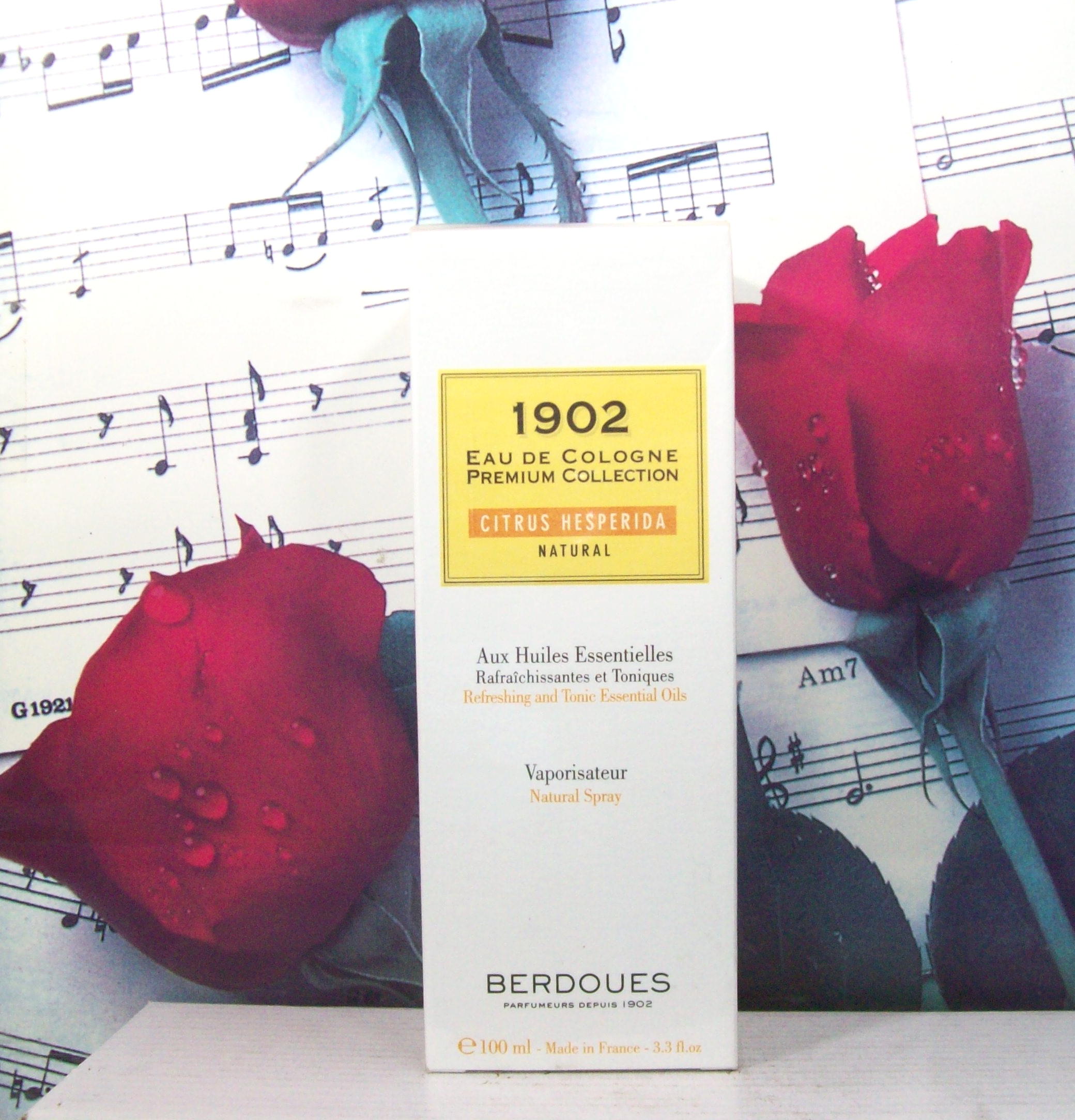Berdoues 1902 Natural Eau De Cologne Vintage 3.3 OZ Spray bottle