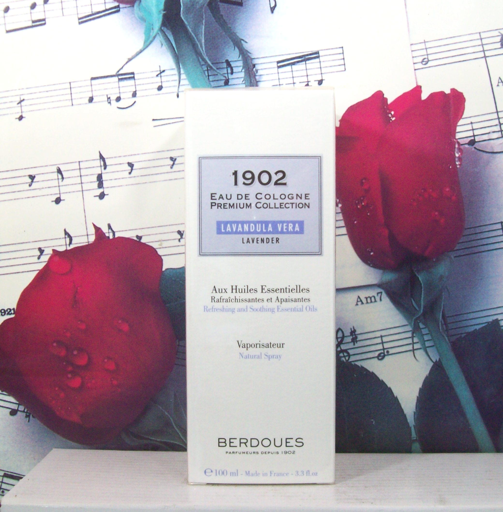Berdoues 1902 Lavender Cologne Spray 3.3 OZ Vintage Bottle