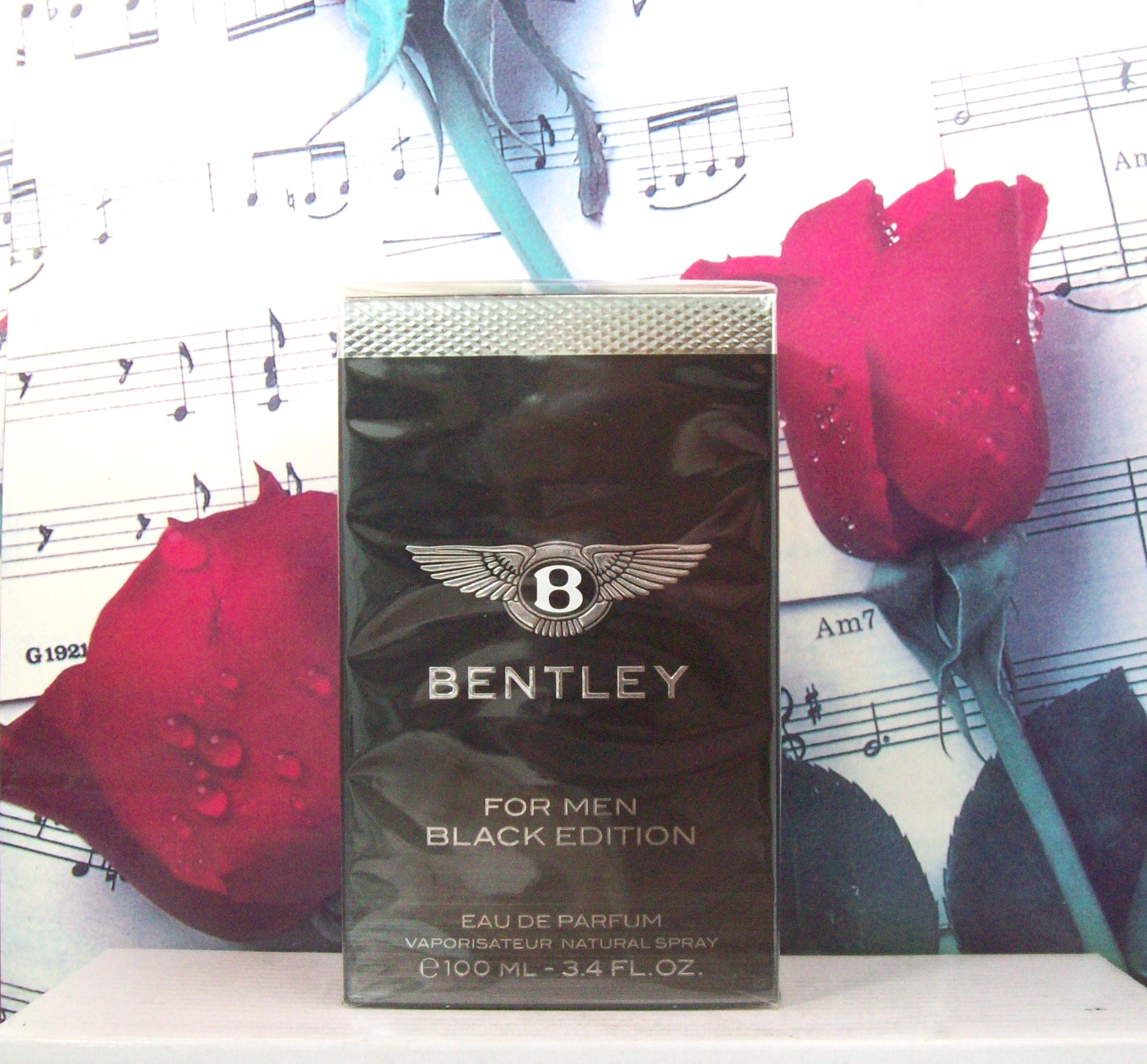 Bentley For Men Black Edition EDP 3.4 OZ Spray bottle