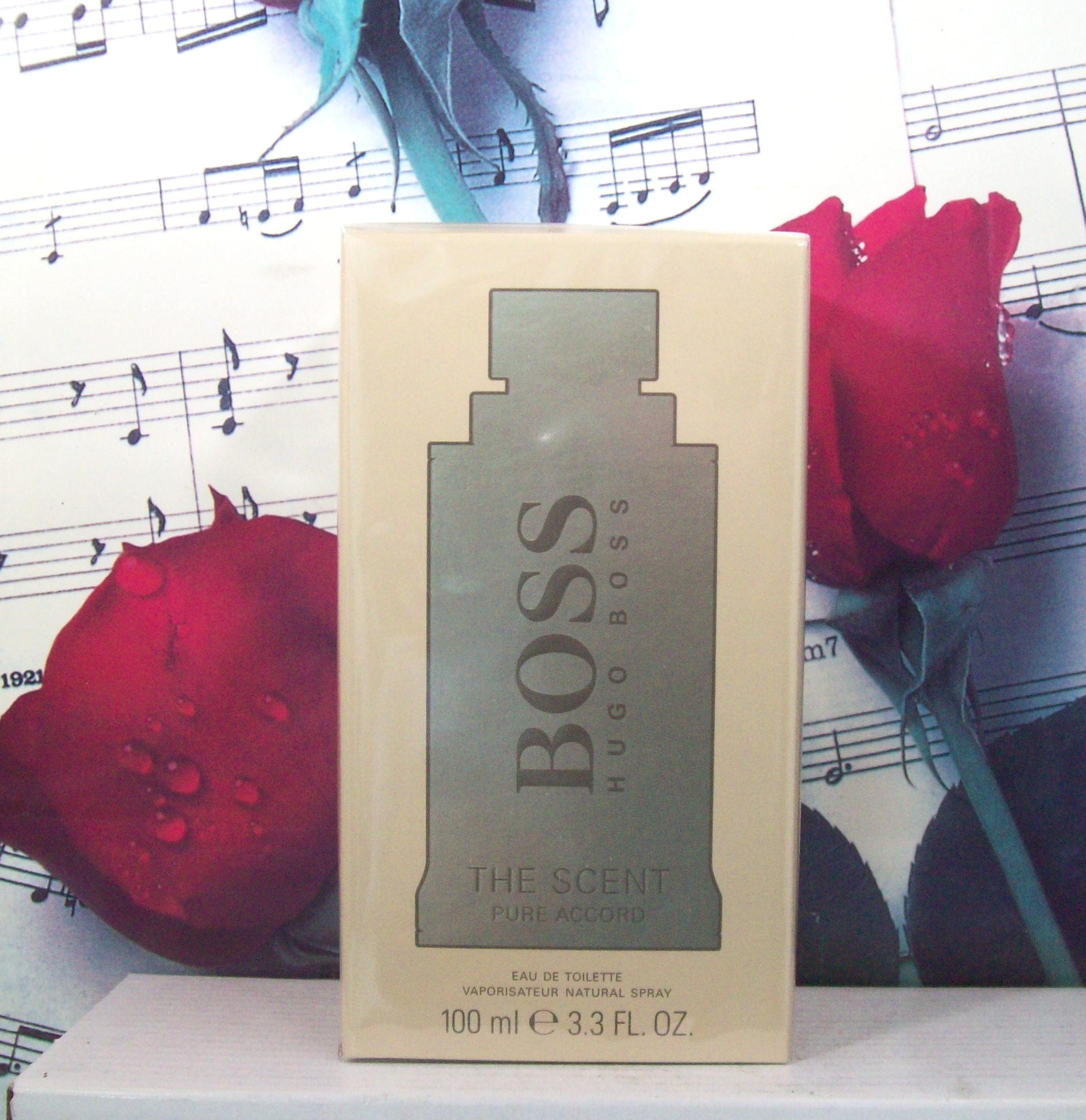 Hugo Boss The Scent Pure Accord EDT 3.3 OZ Spray bottle