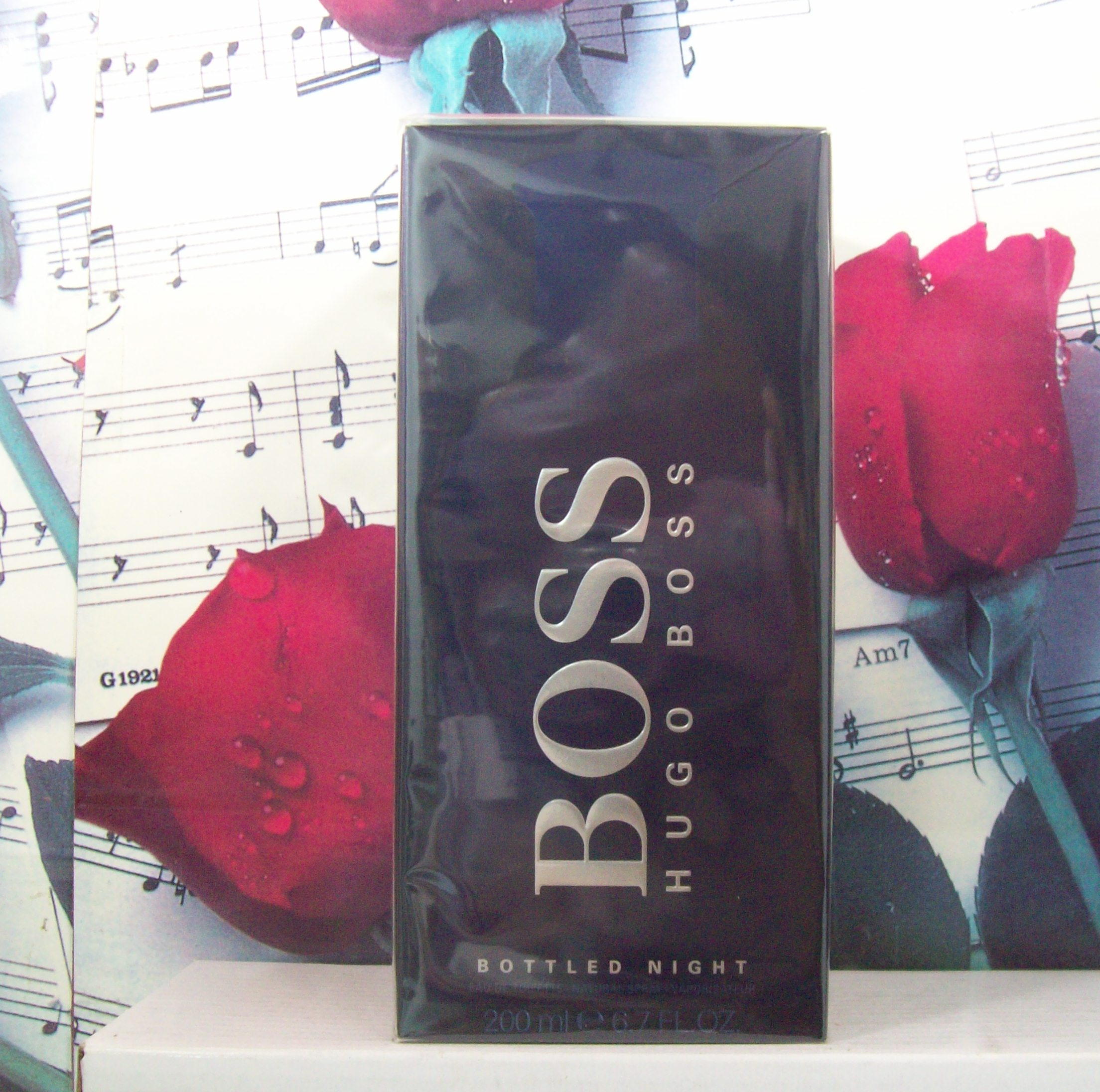 Hugo Boss Bottled Night EDT 6.7 oz bottle front view