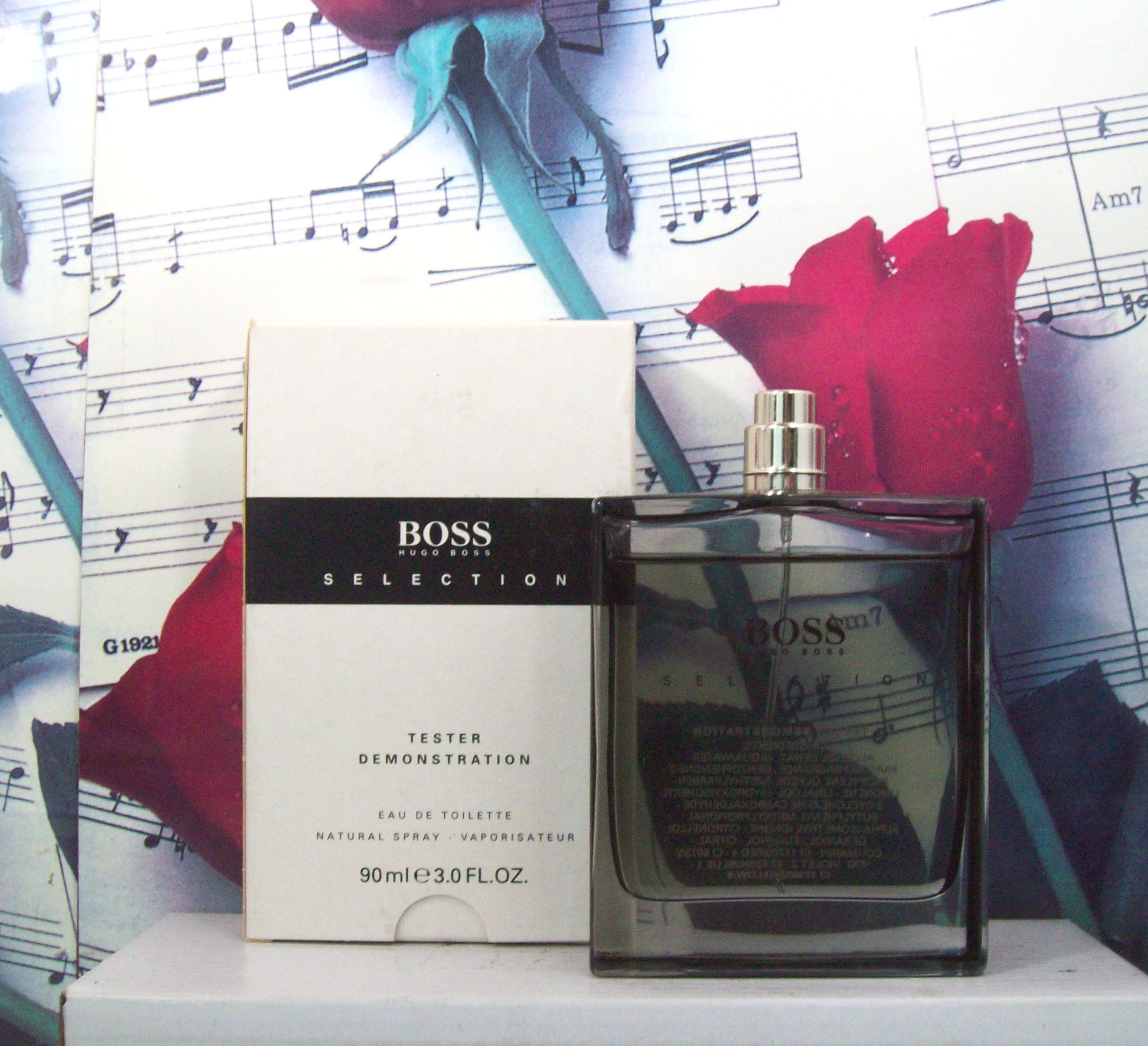 Boss Selection EDT Spray by Hugo Boss 3.0 Oz bottle front view