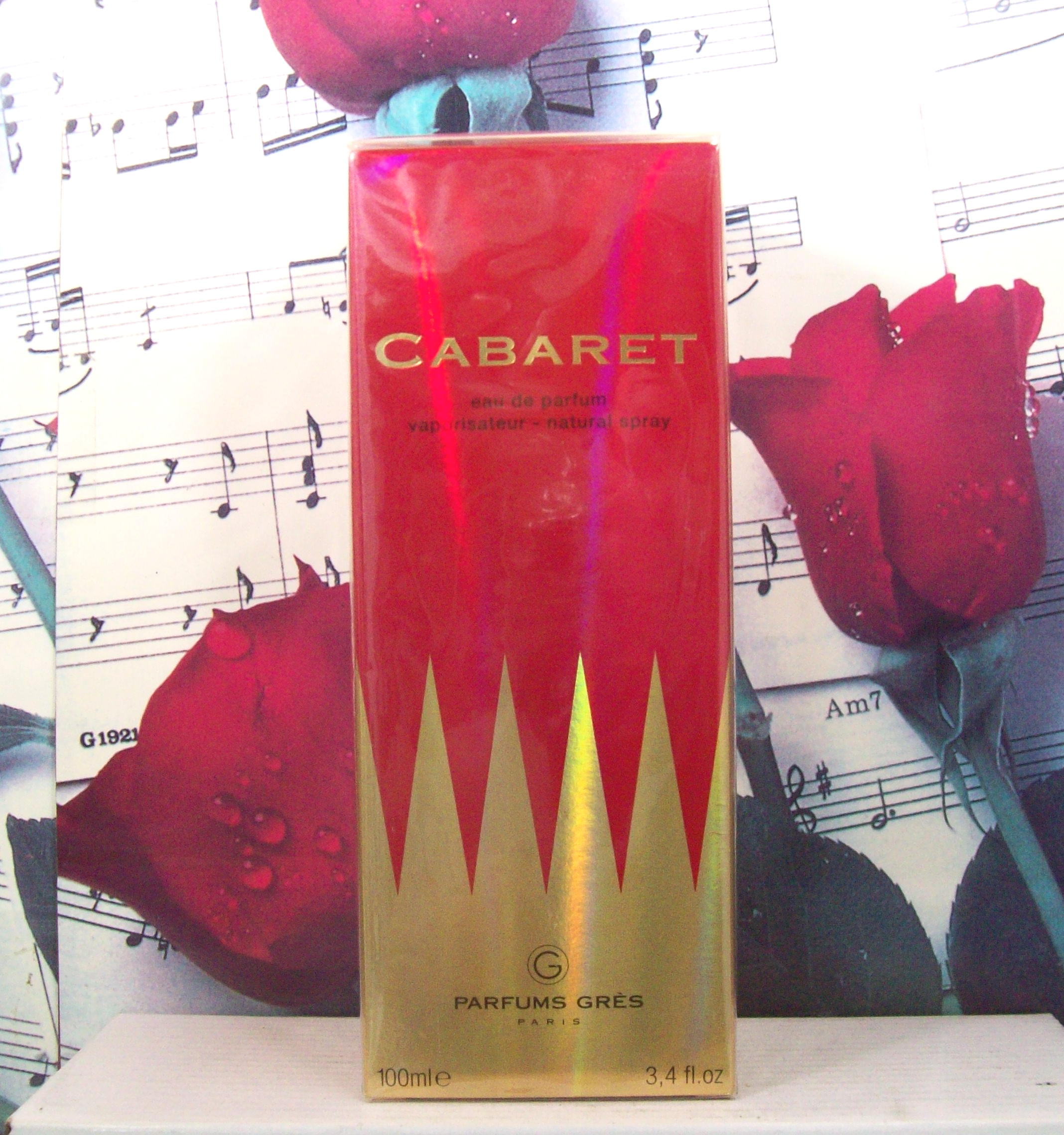cabaret 3.4 oz edp spray by gres bottle front view