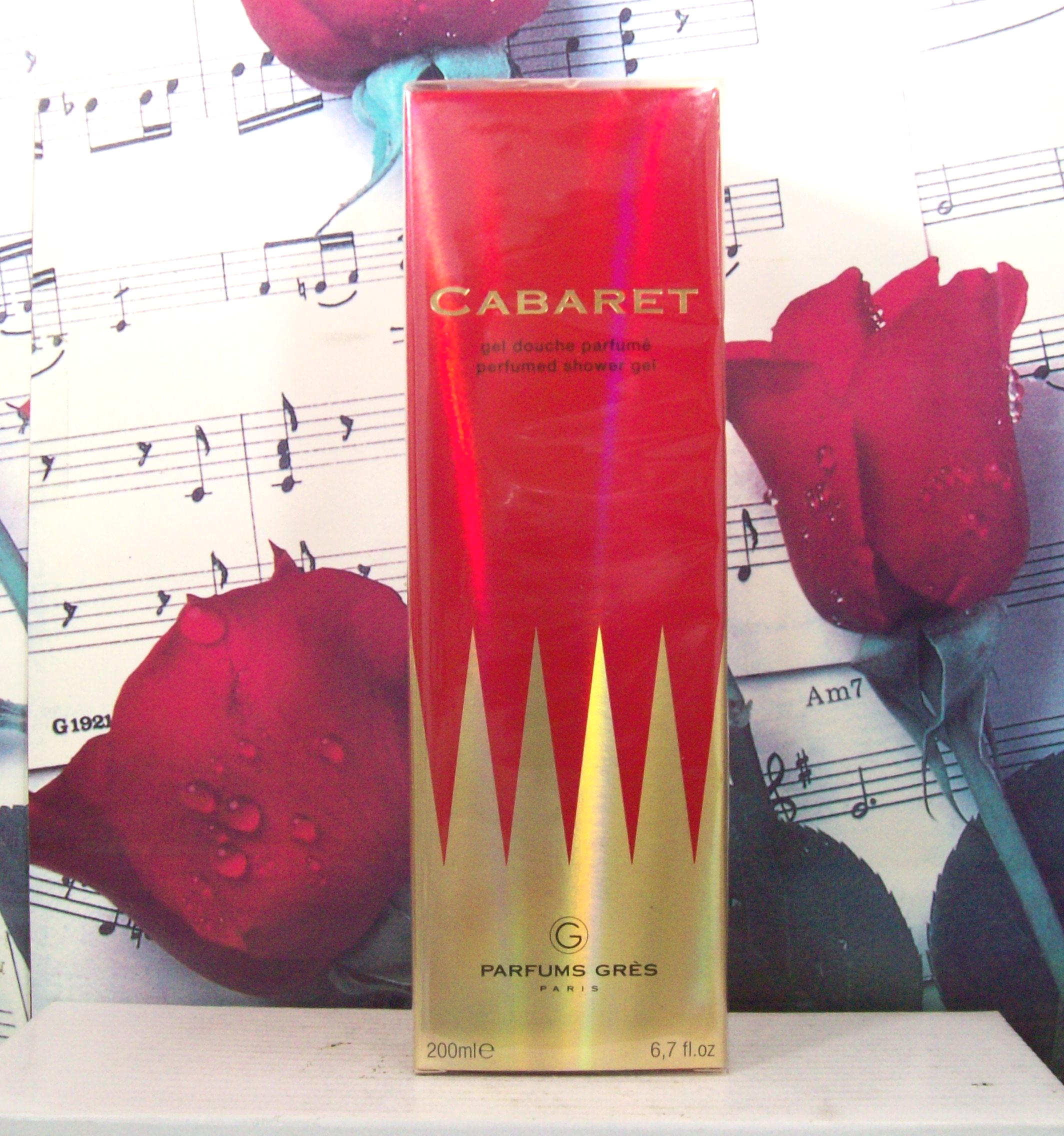 Cabaret Shower Gel 6.7 OZ By Gres Front View