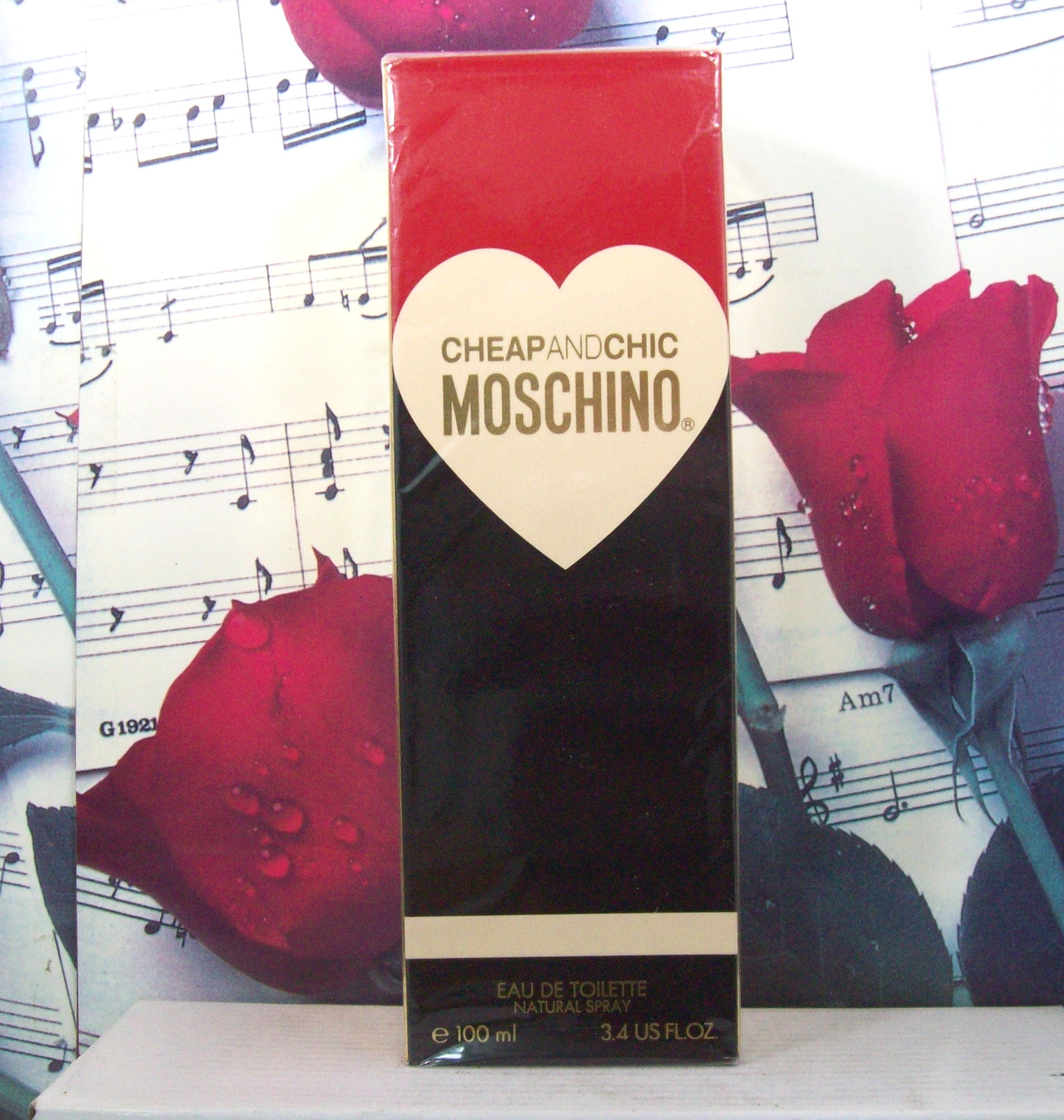 Moschino Cheap And Chic 3.4 OZ. EDT Spray bottle front view