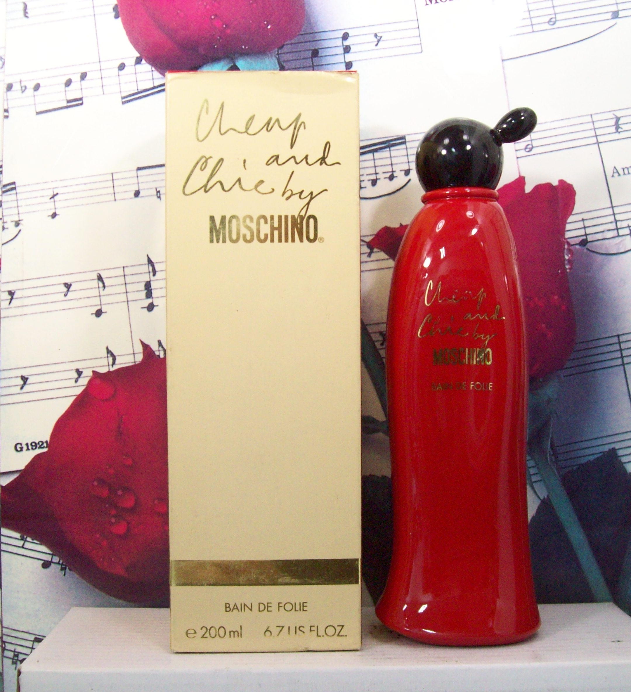 Moschino Cheap And Chic shower gel bottle 6.7 oz packaging