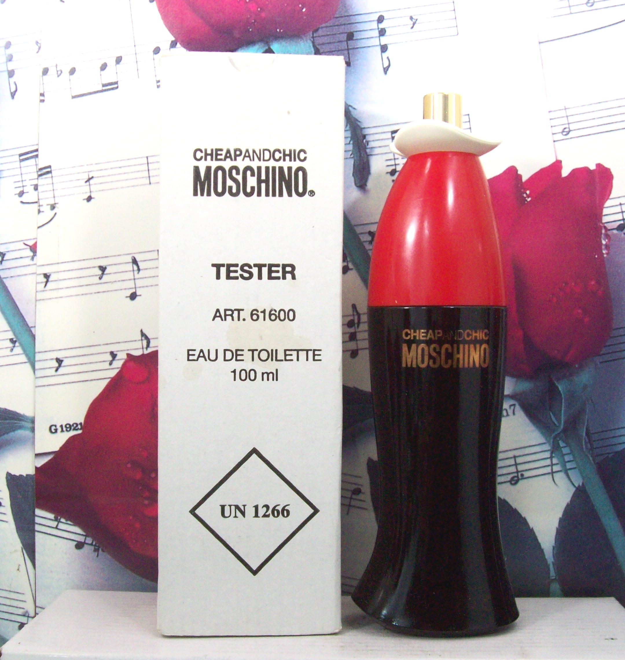 Moschino Cheap And Chic 3.4 OZ. EDT Spray NTWB bottle front view”