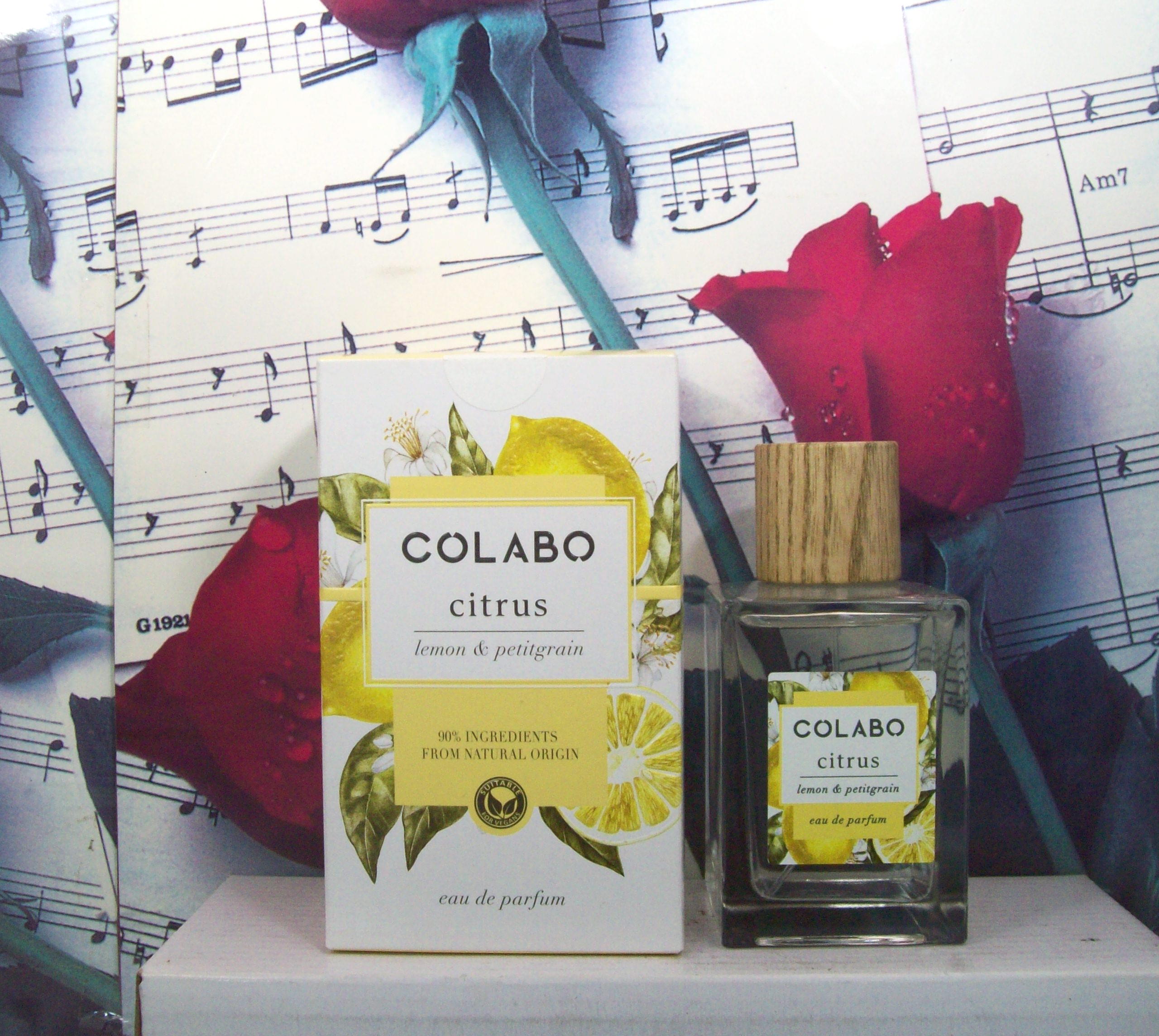 Colabo Citrus Lemon Petitgrain EDP Spray bottle front view