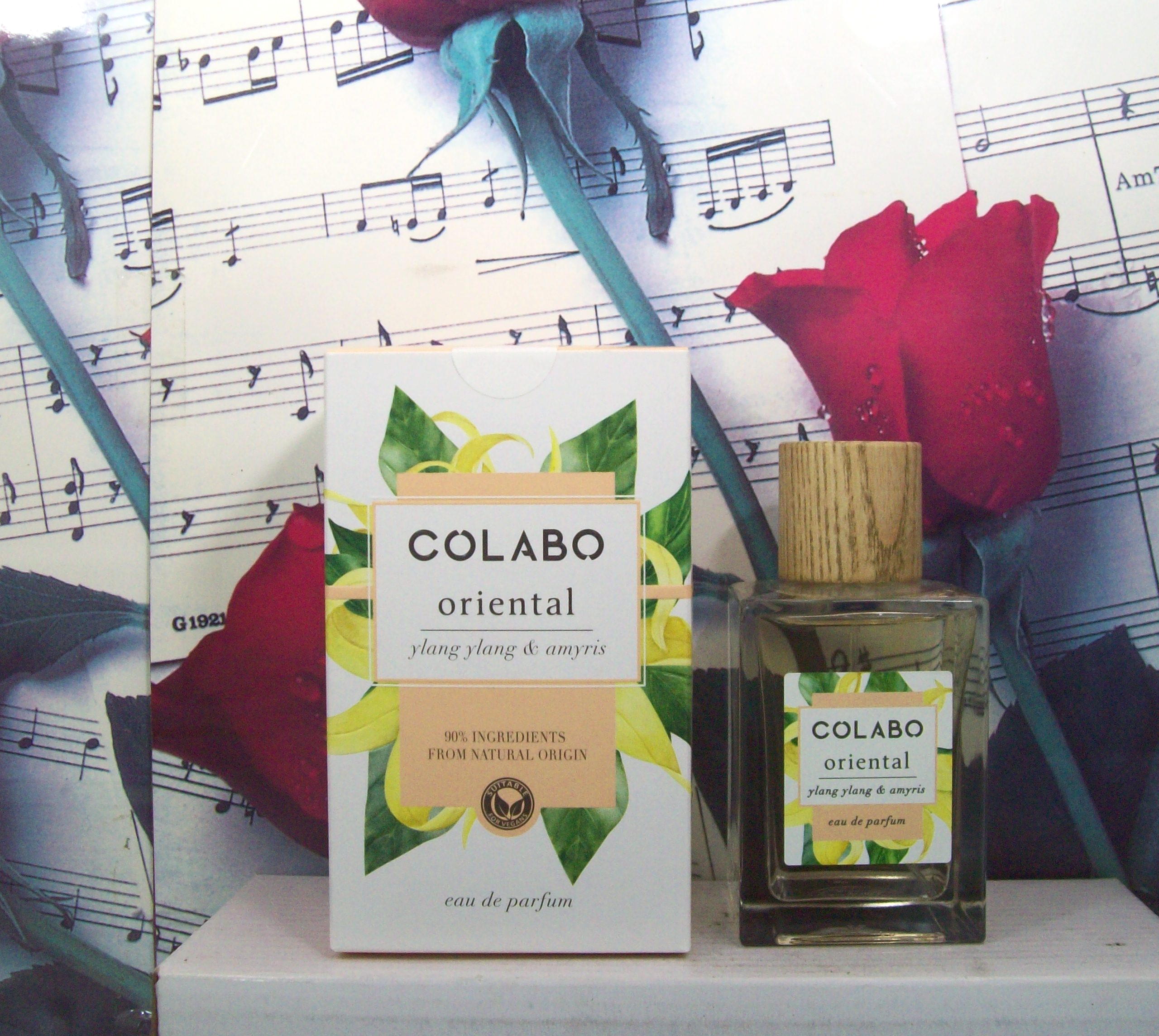 Colabo Oriental Ylang-Ylang & Amyris EDP Spray bottle front view