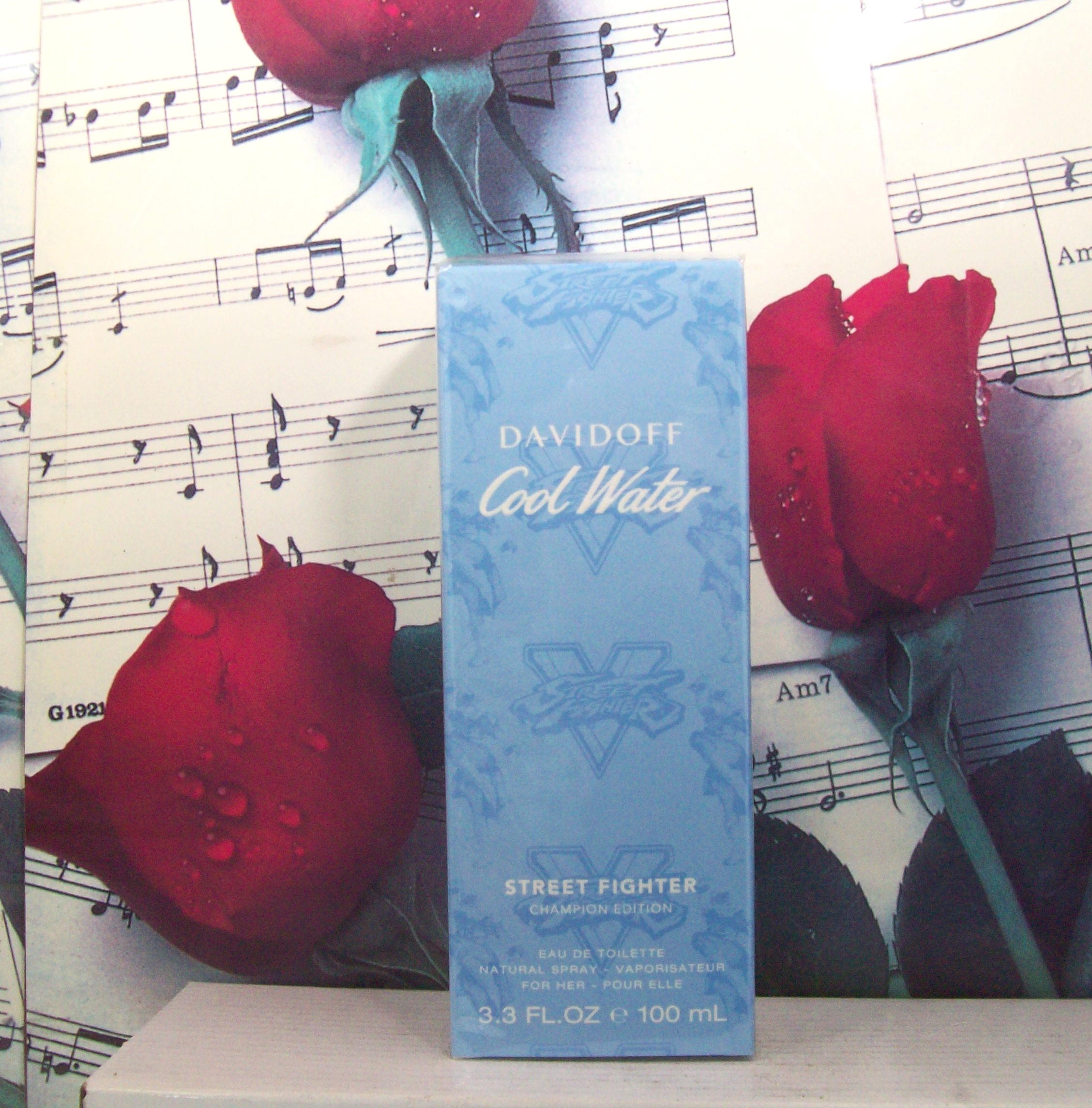 Davidoff Cool Water Street Fighter Champion Edition For Her 3.3 OZ EDT Spray bottle