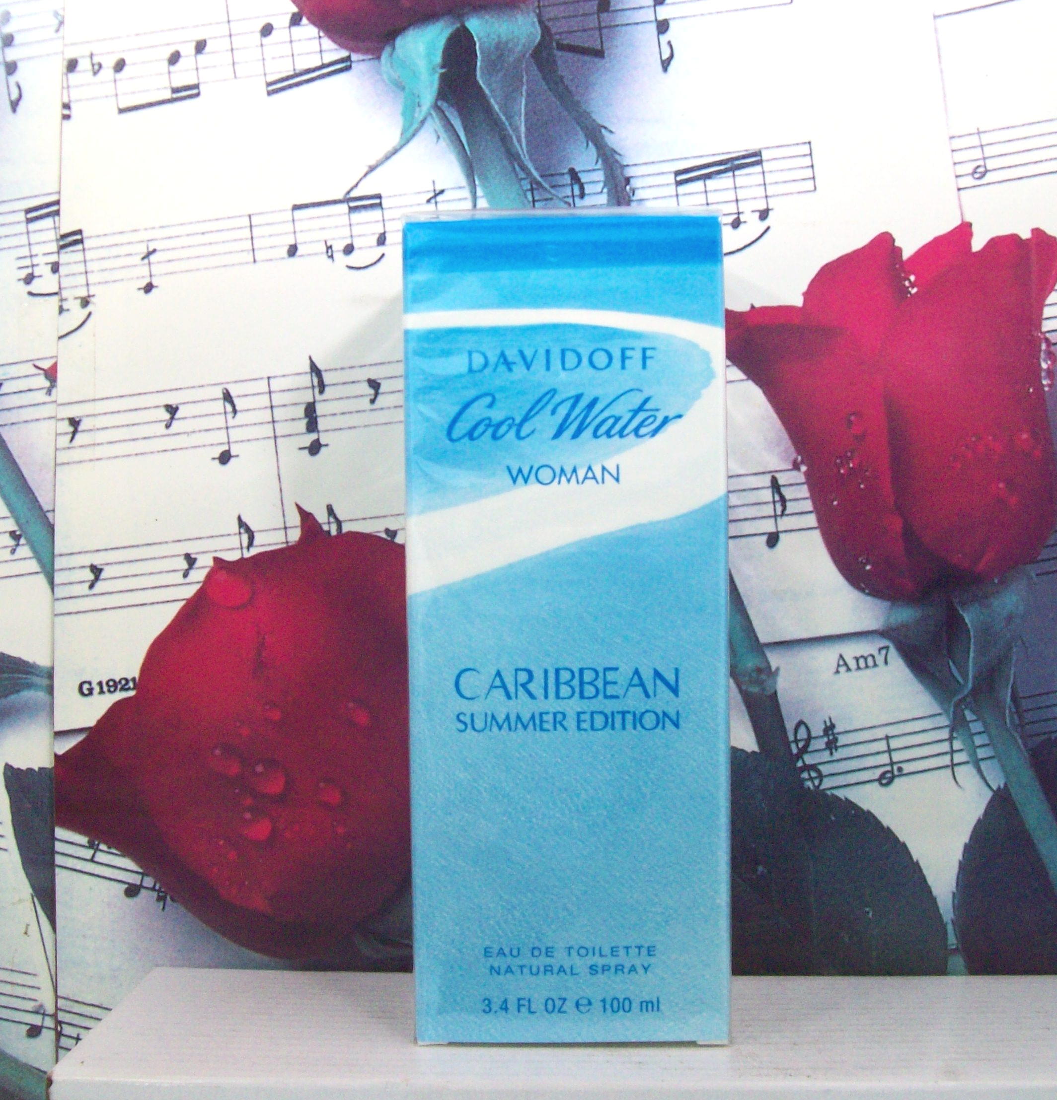 Davidoff Cool Water Woman Caribbean Summer Edition 3.4 EDT Spray bottle front view
