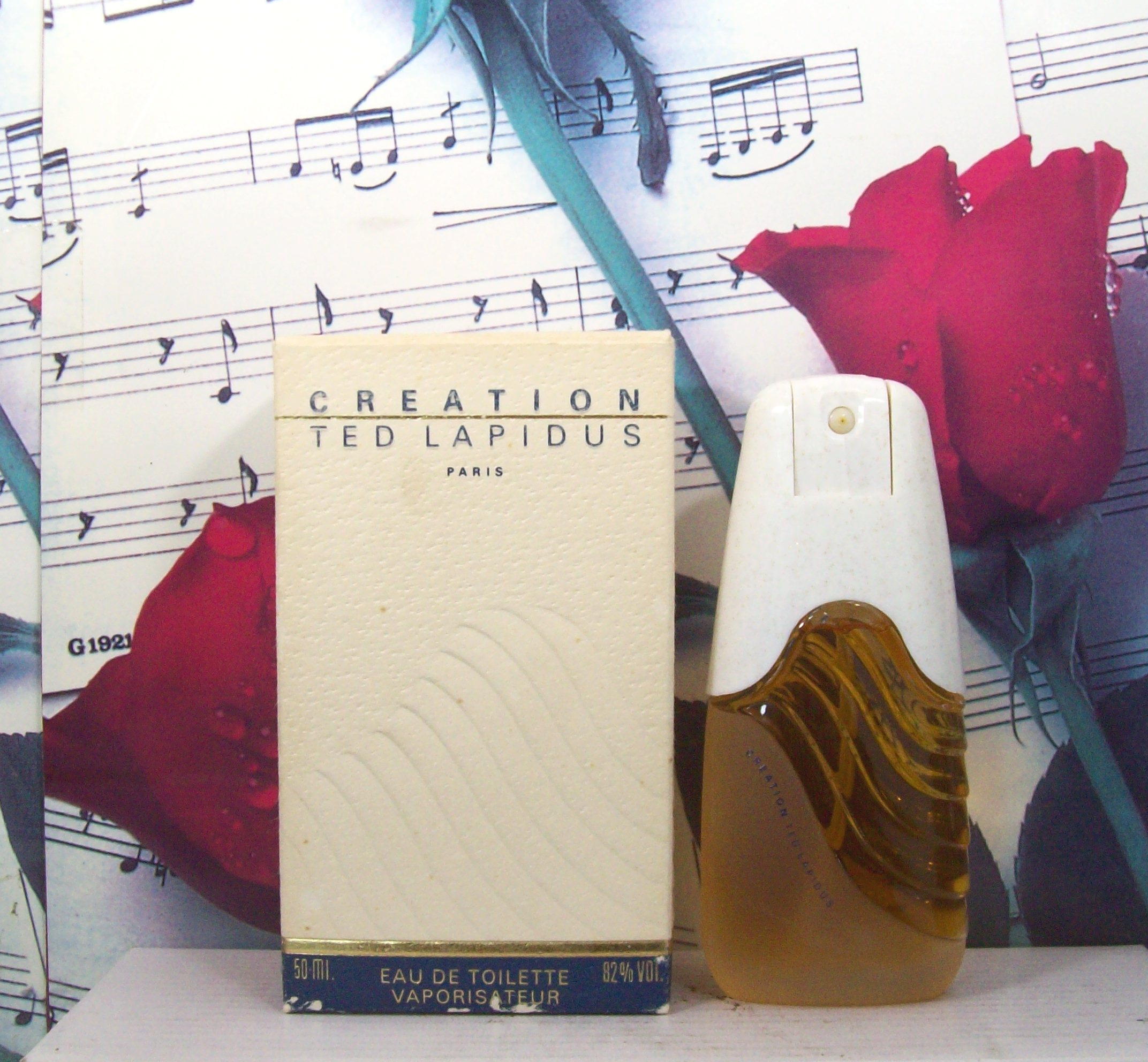 Ted Lapidus Creation EDT 1.66 Oz Vintage 1984 bottle