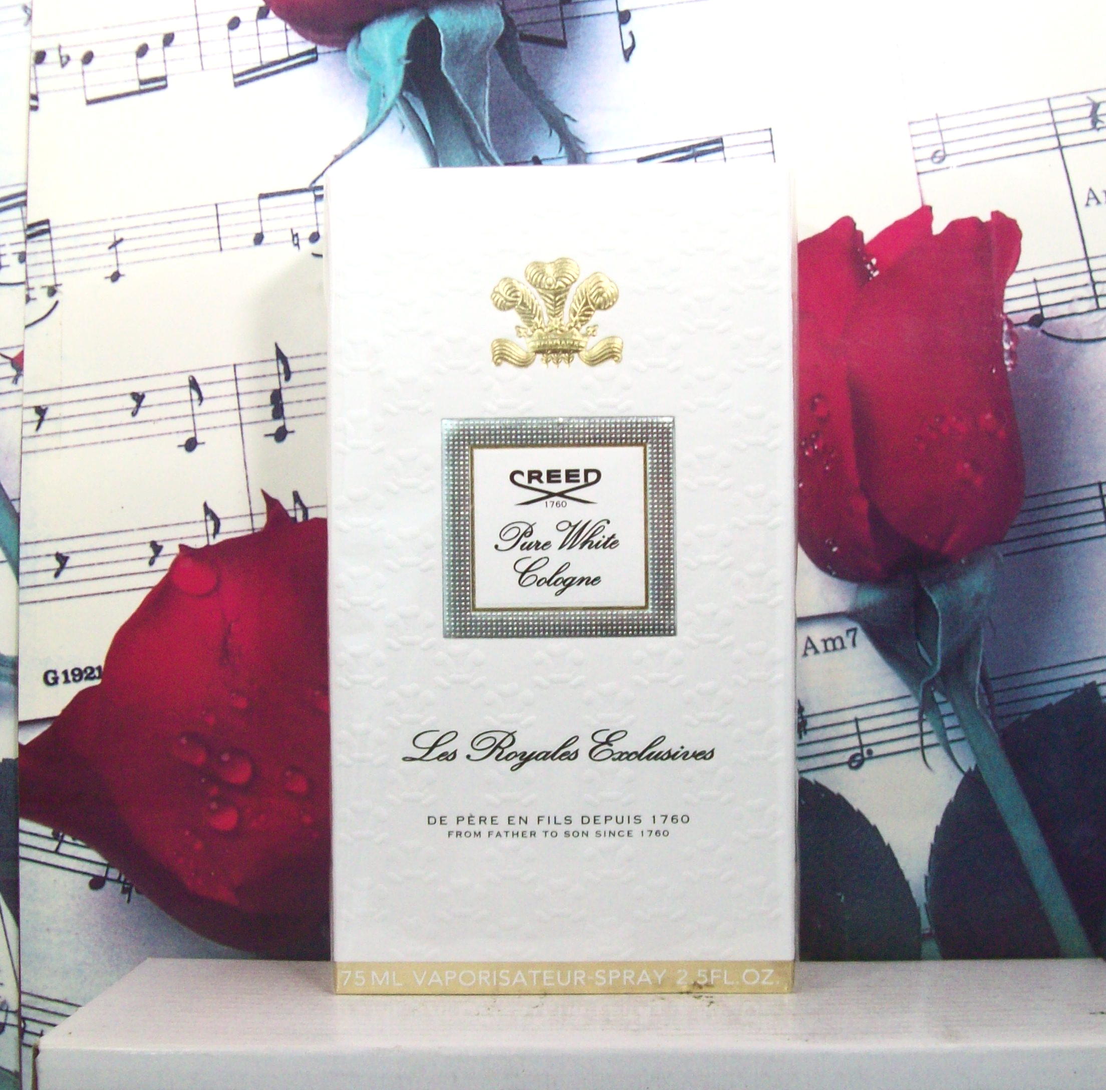 Creed Pure White Cologne 2.5 OZ EDP Spray bottle front view