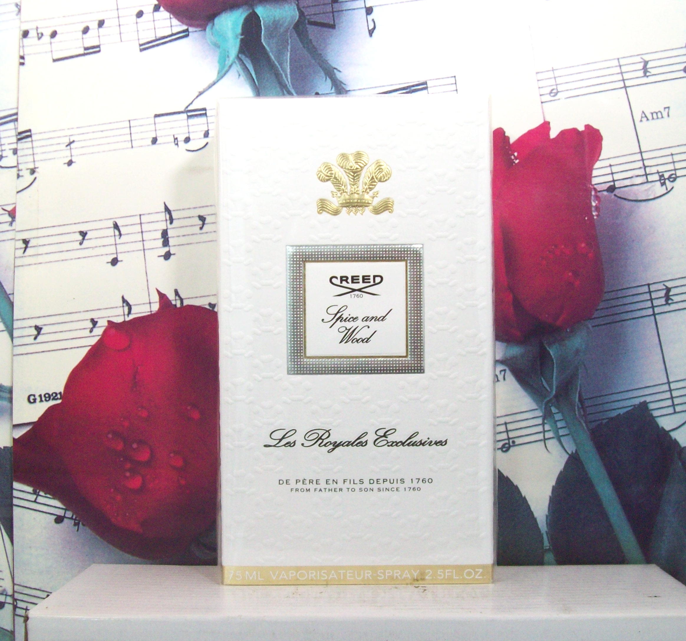Creed Spice and Wood 2.5 oz EDP Spray bottle front view