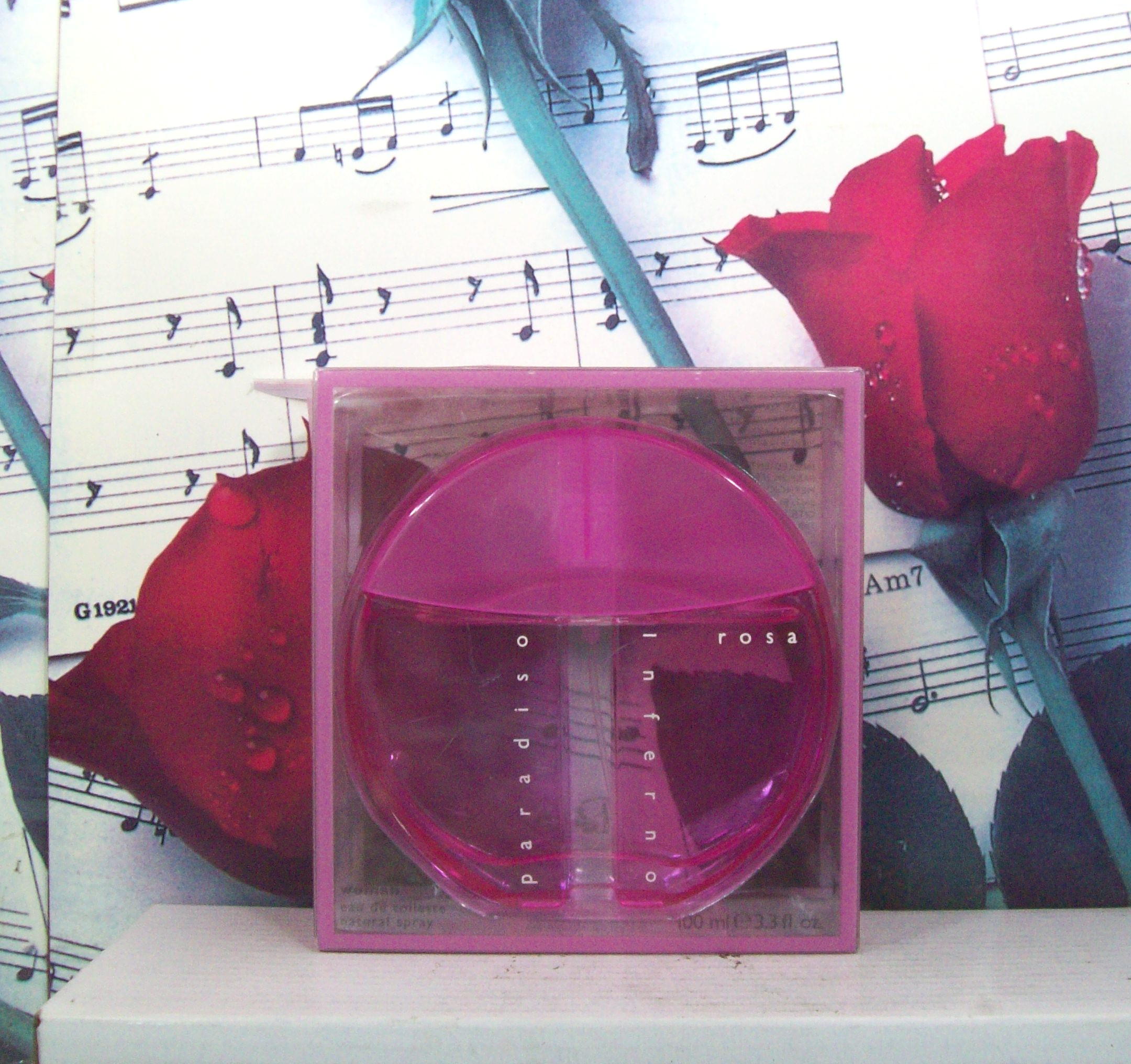 Paradiso Inferno Rosa 3.3 OZ EDT Spray perfume bottle front view,