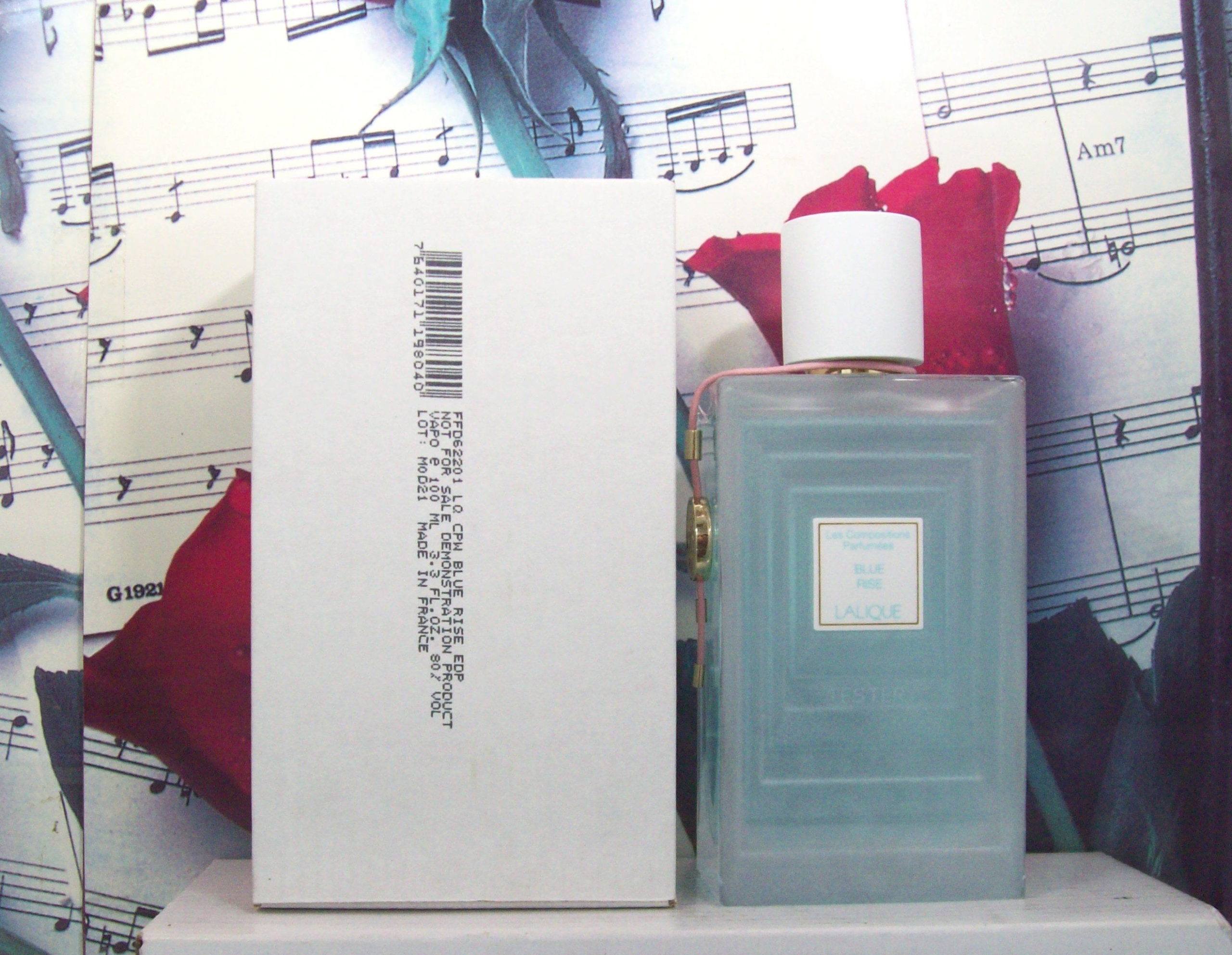 Lalique Blue Rise EDP Spray 3.3 OZ bottle front view