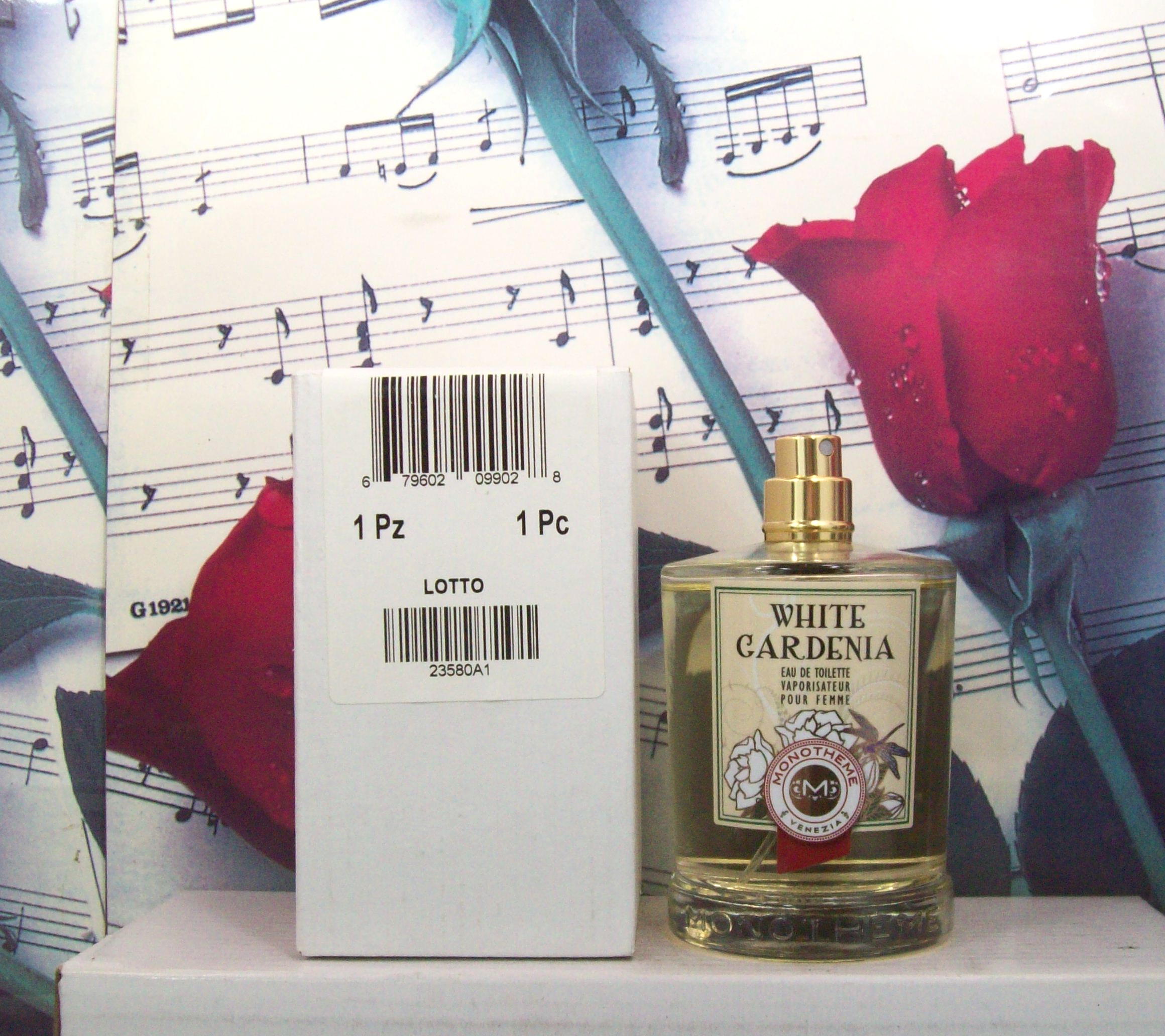 Monotheme Venezia White Gardenia EDT Spray bottle front view