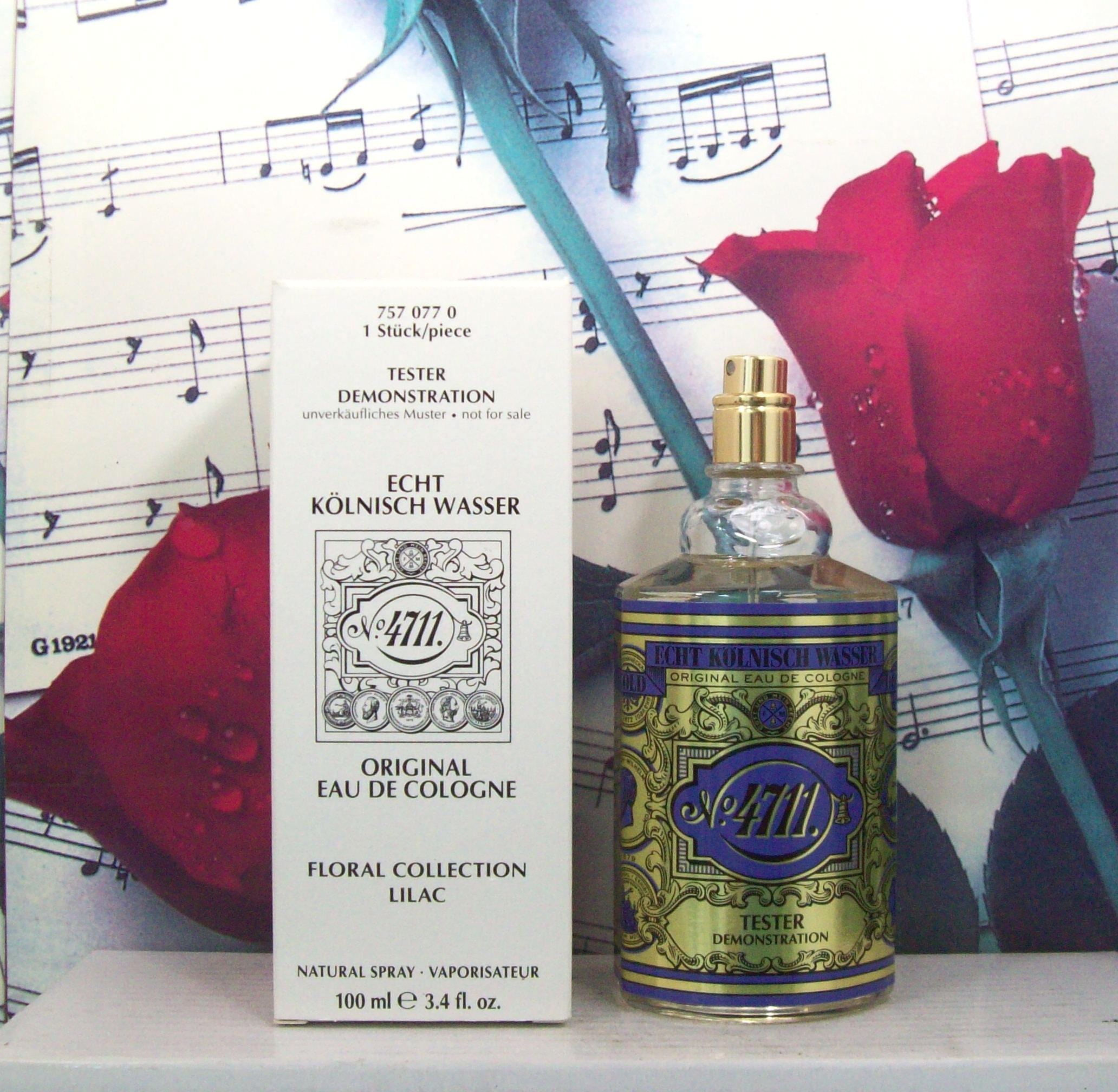 4711 Floral Collection Lilac Eau de Cologne 3.4 OZ bottle front view