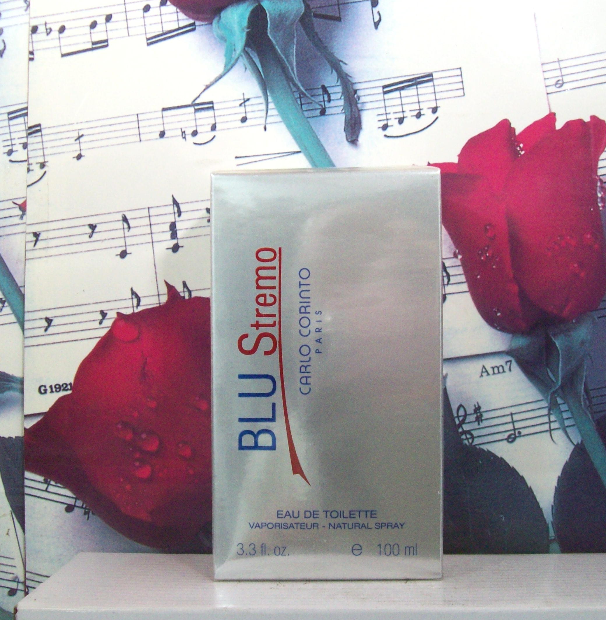 Carlo Corinto Blu Stremo EDT 3.3 OZ perfume bottle front view