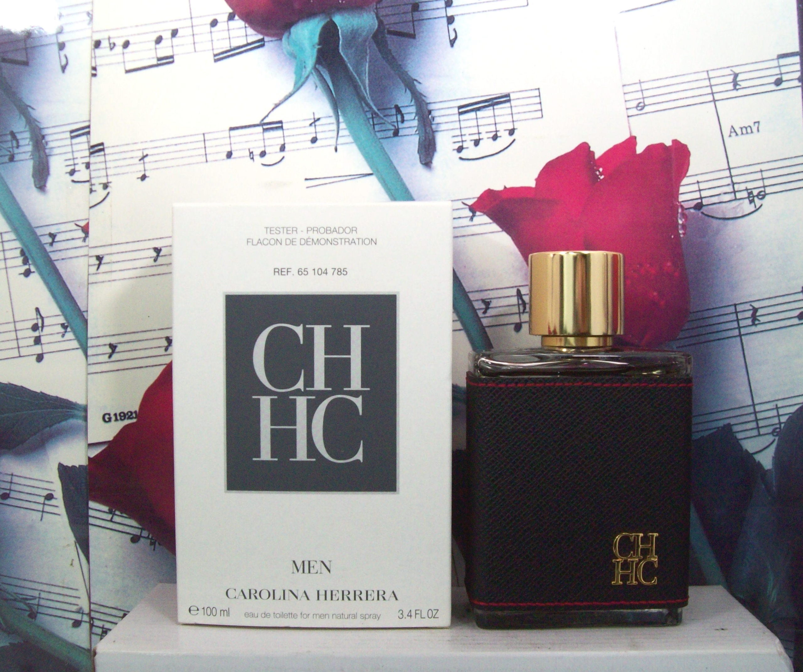 Carolina Herrera CH Men EDT Spray 3.4 Oz front bottle view