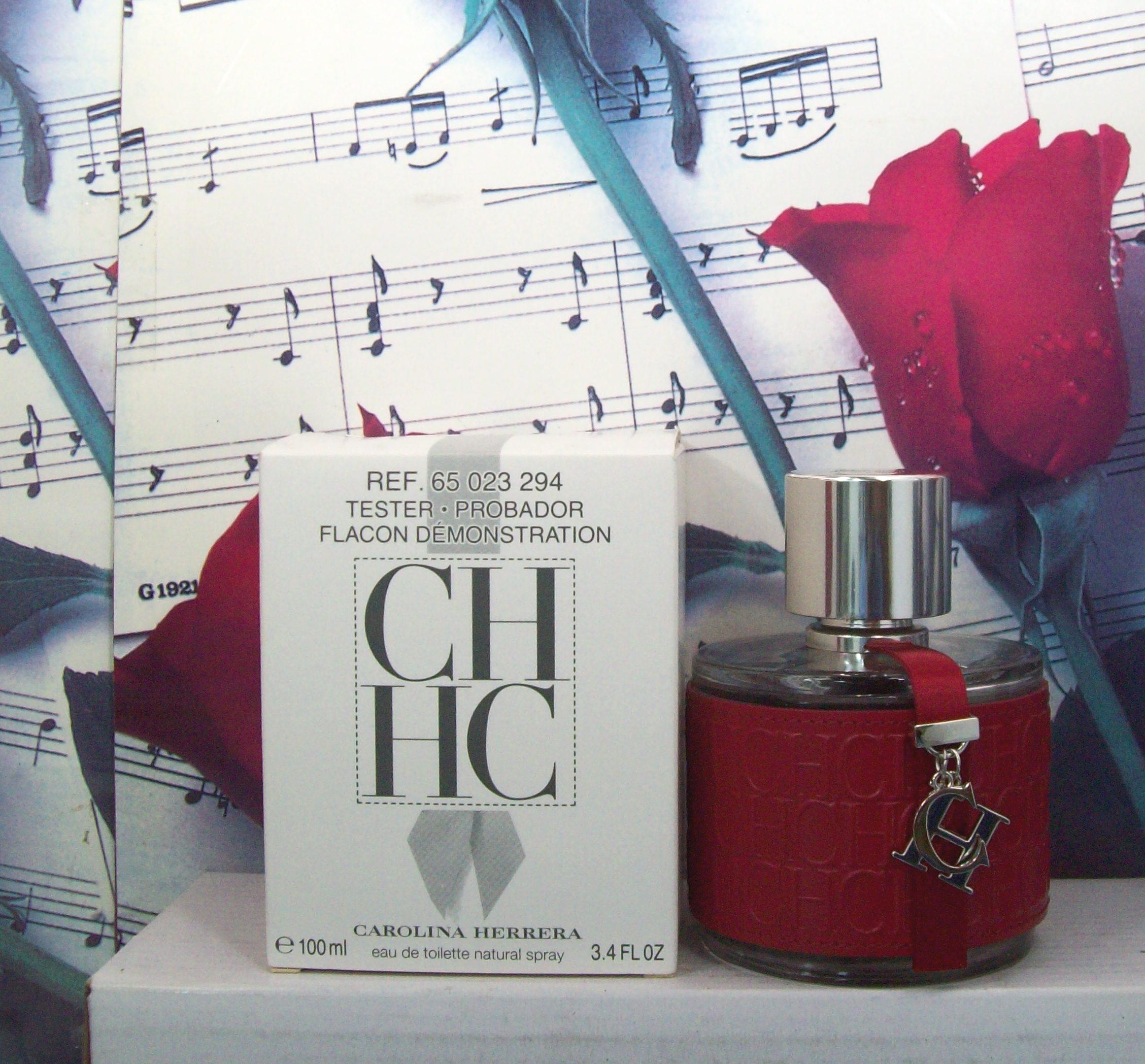 Carolina Herrera CH For Women 3.4 OZ EDT Spray bottle front view
