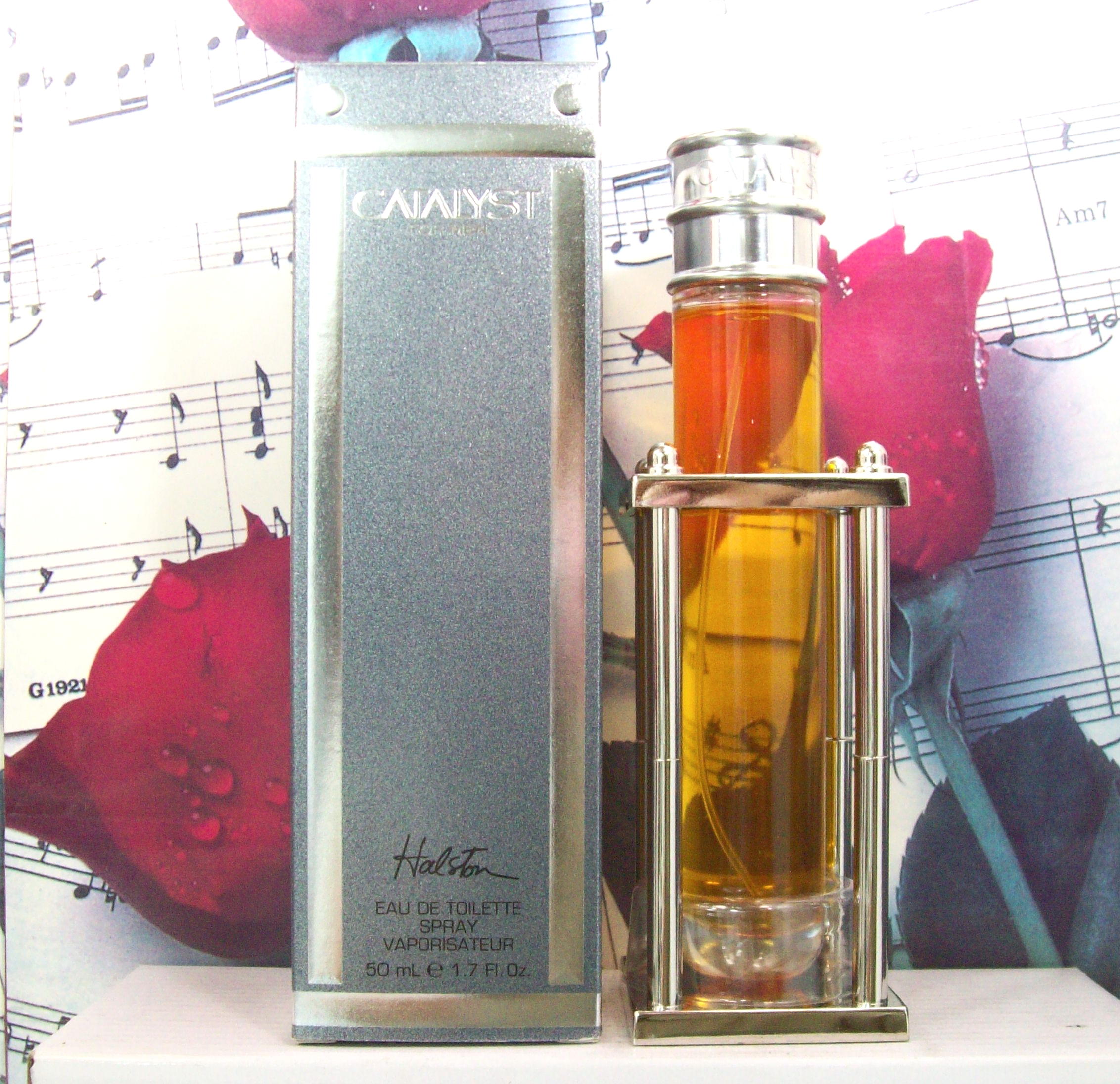 Halston Catalyst For Men 1.7 OZ. EDT Spray bottle front view