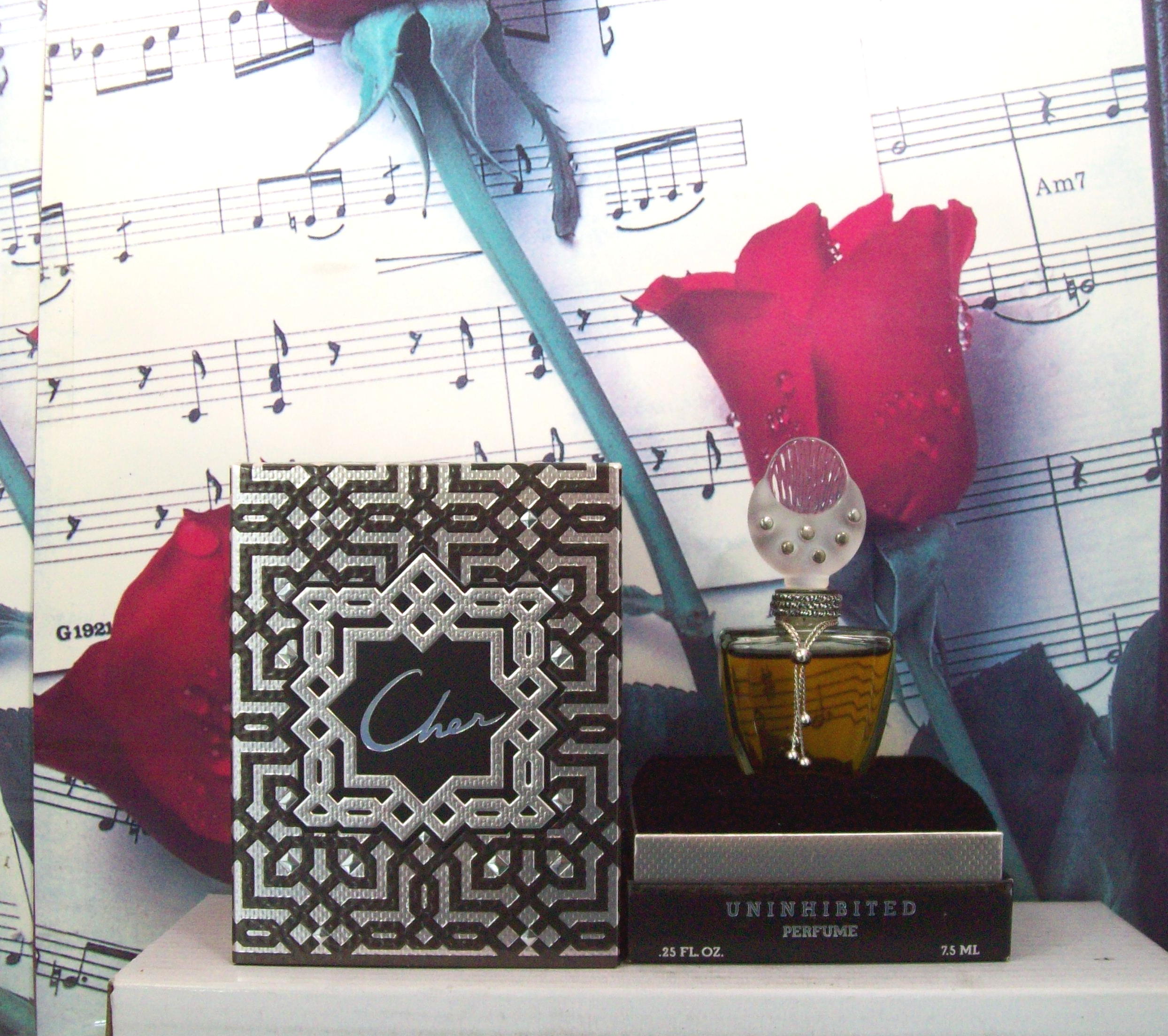 Cher Uninhibited perfume vintage 0.25 OZ bottle front view