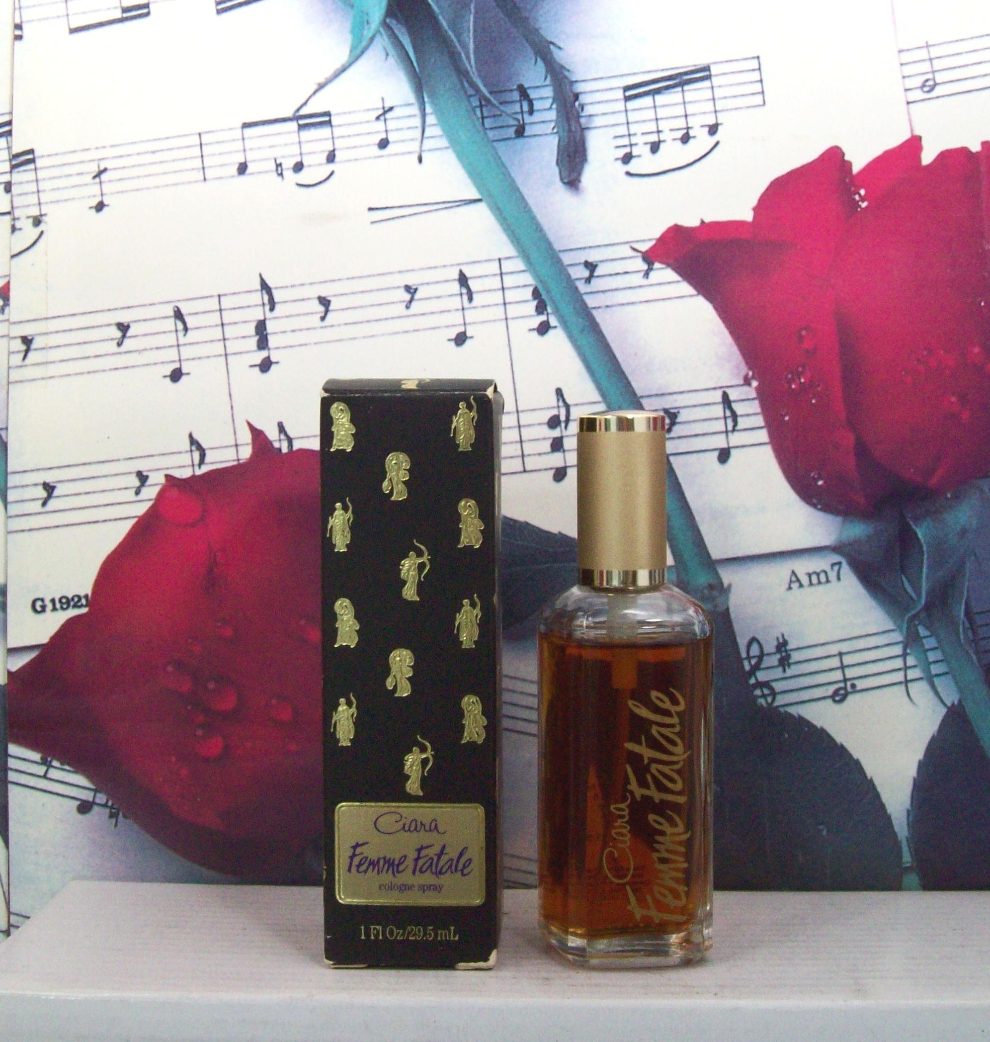 Revlon Ciara Femme Fatale 1.0 OZ Cologne Spray bottle