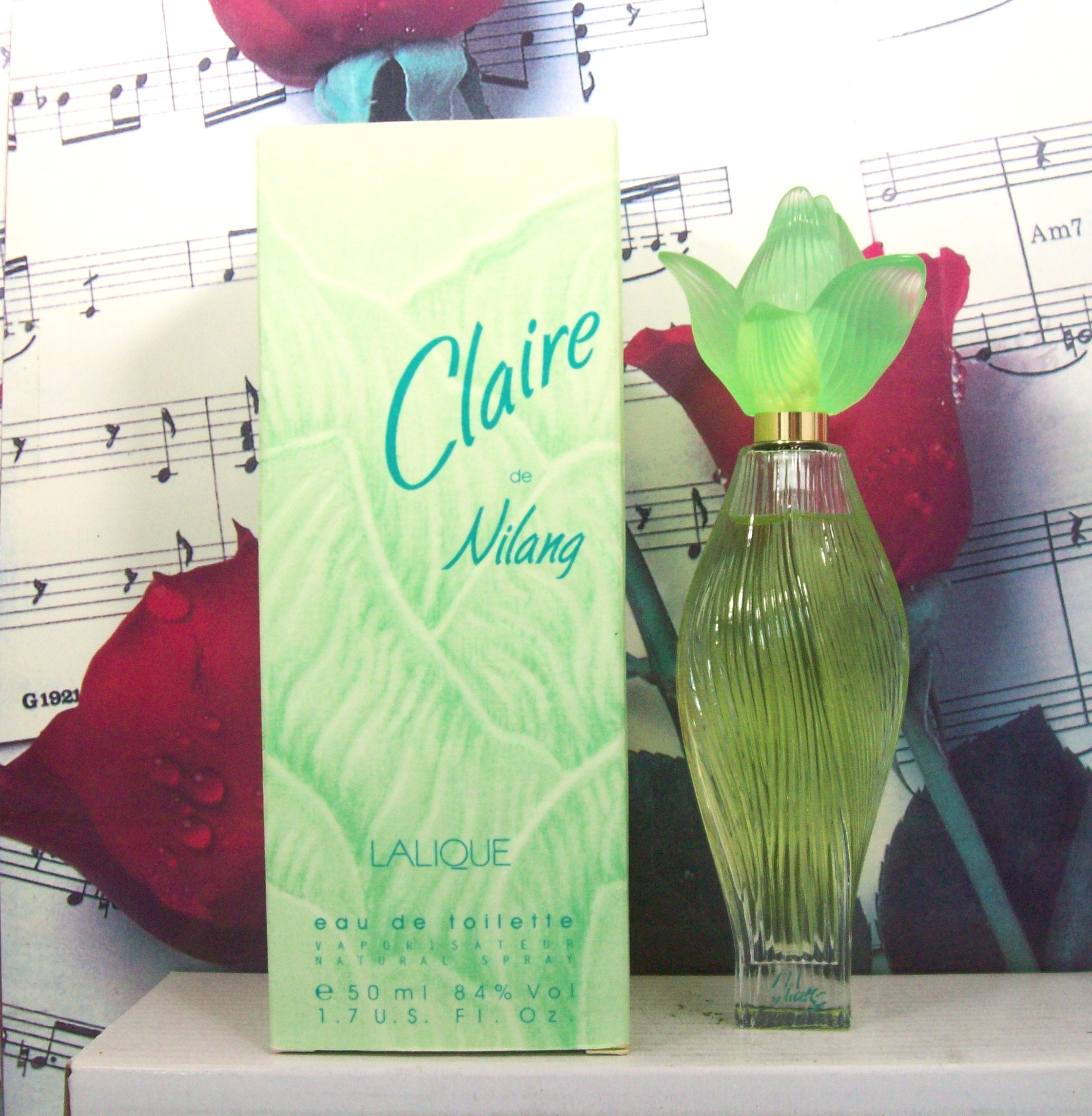 Lalique Nilang De Claire EDT 1.7 OZ Spray luxury perfume bottle