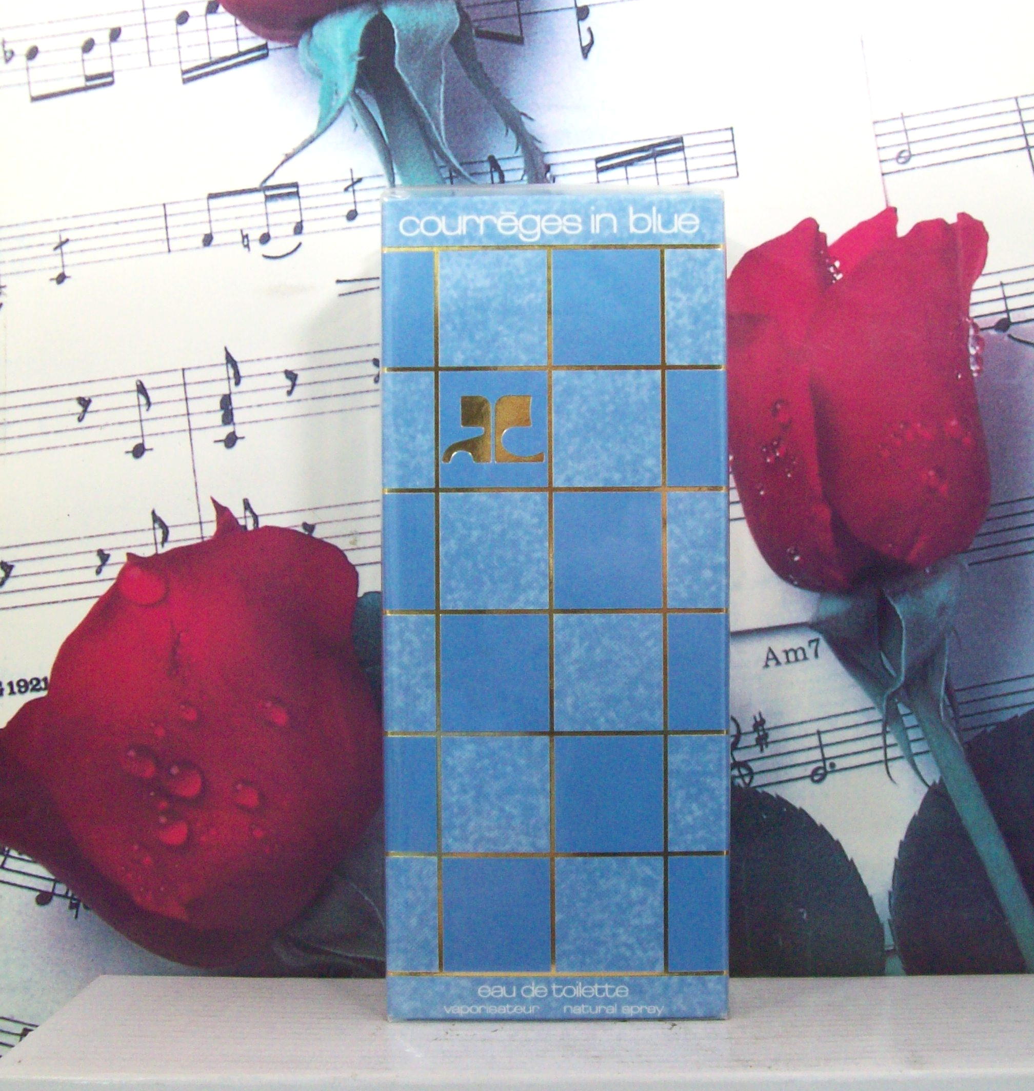 Courreges In Blue 3.4 OZ EDT Spray Vintage bottle