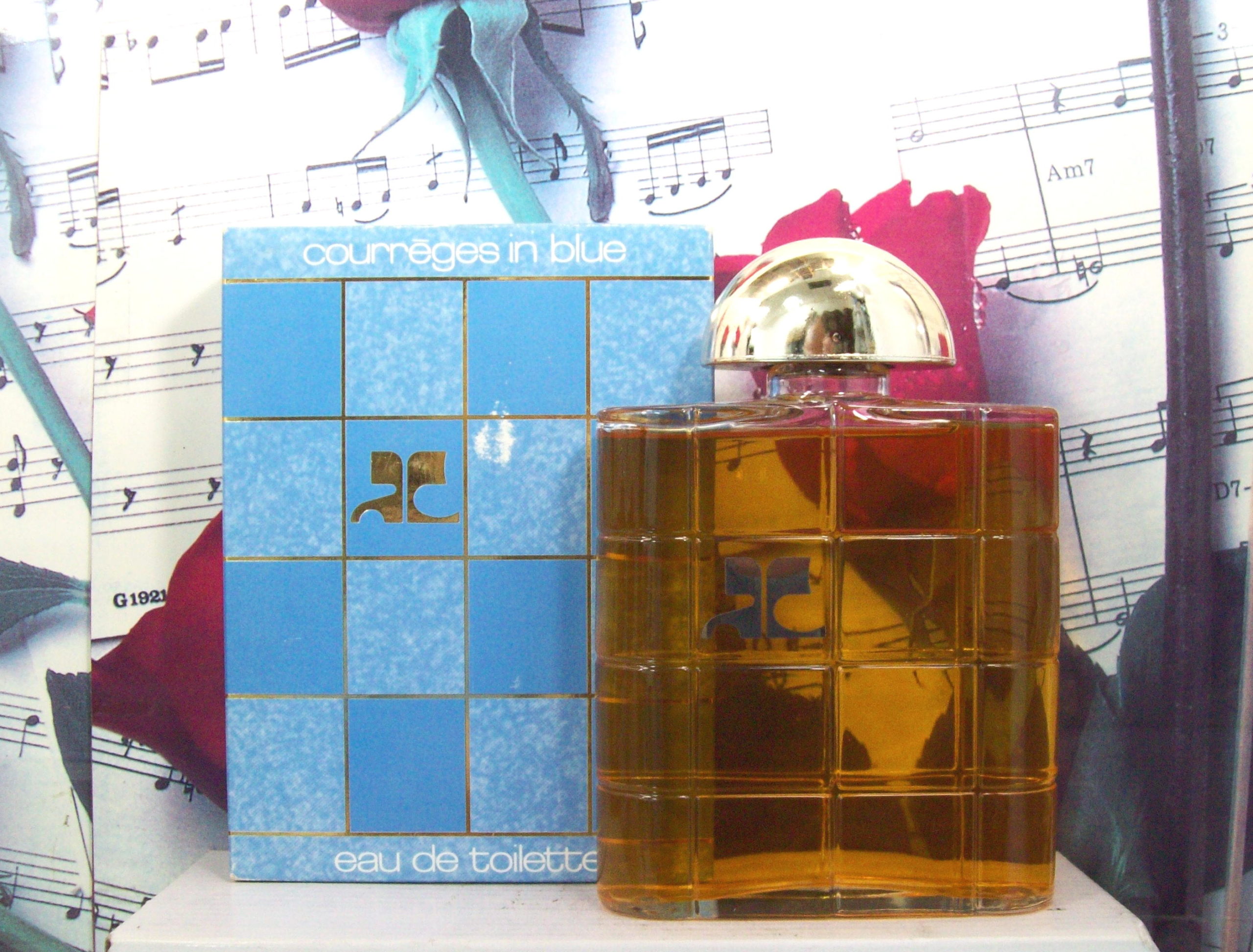 Courreges In Blue Vintage EDT Splash 6.8 OZ bottle