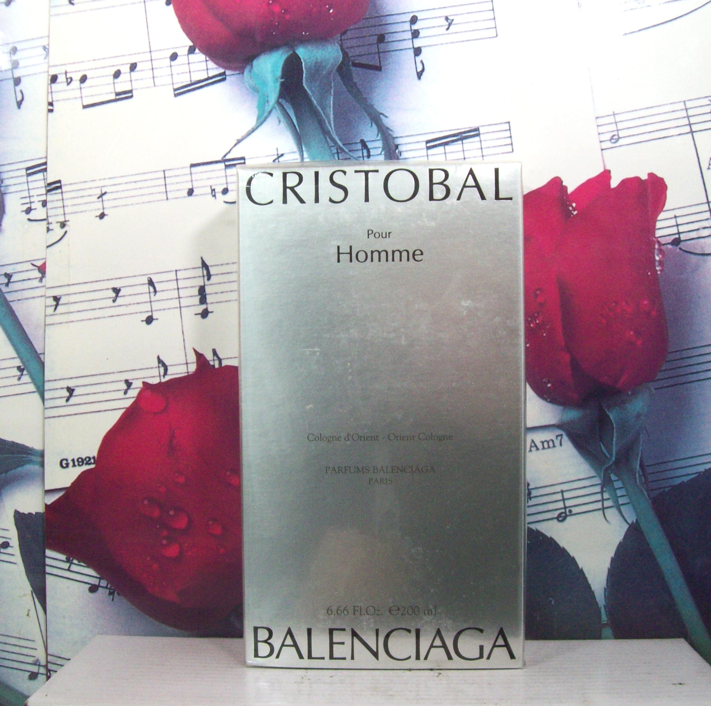 Balenciaga Cristobal Pour Homme Cologne D’Orient bottle front view