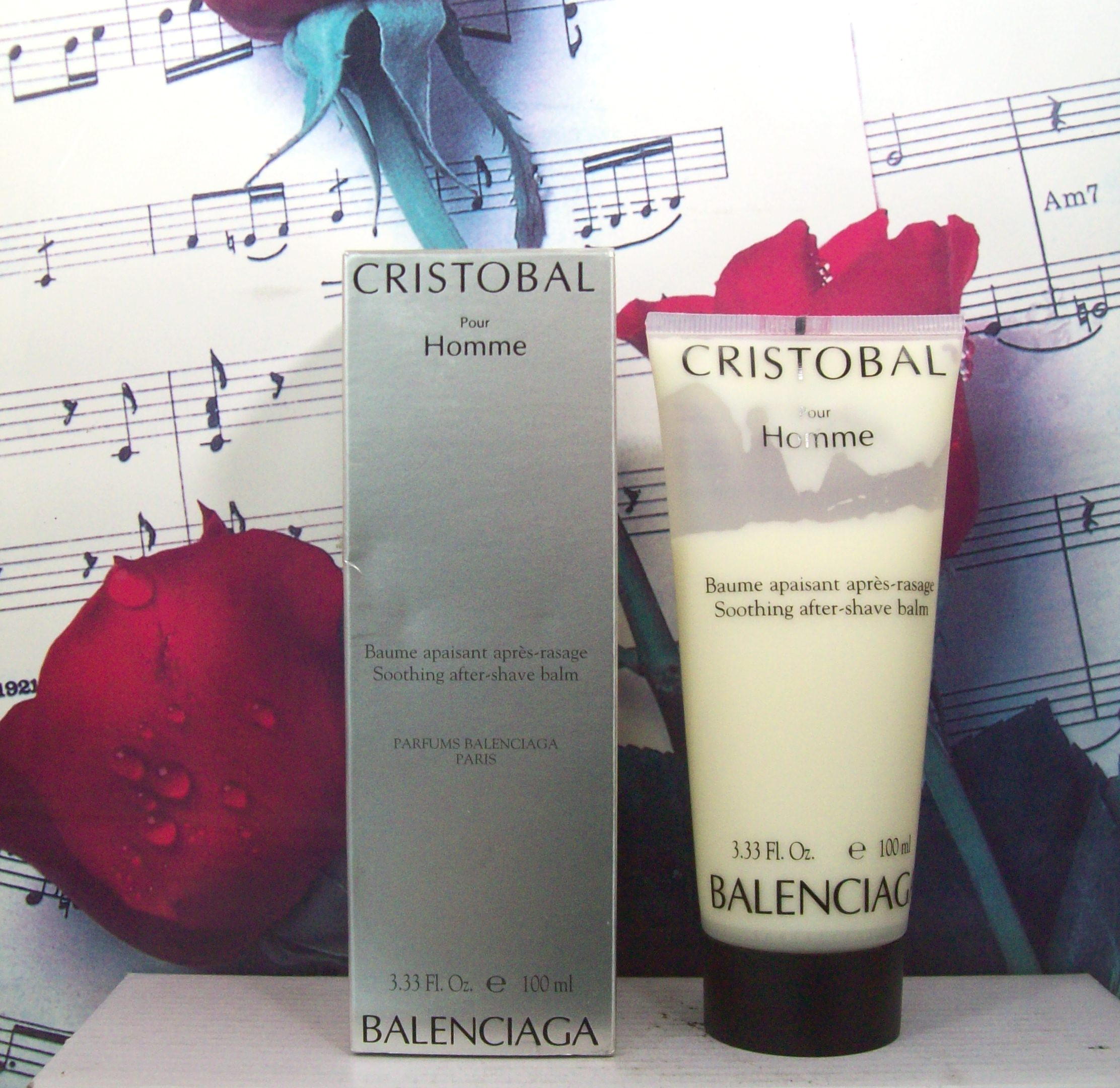 Balenciaga Cristobal Pour Homme After Shave Balm 3.33 OZ bottle front view