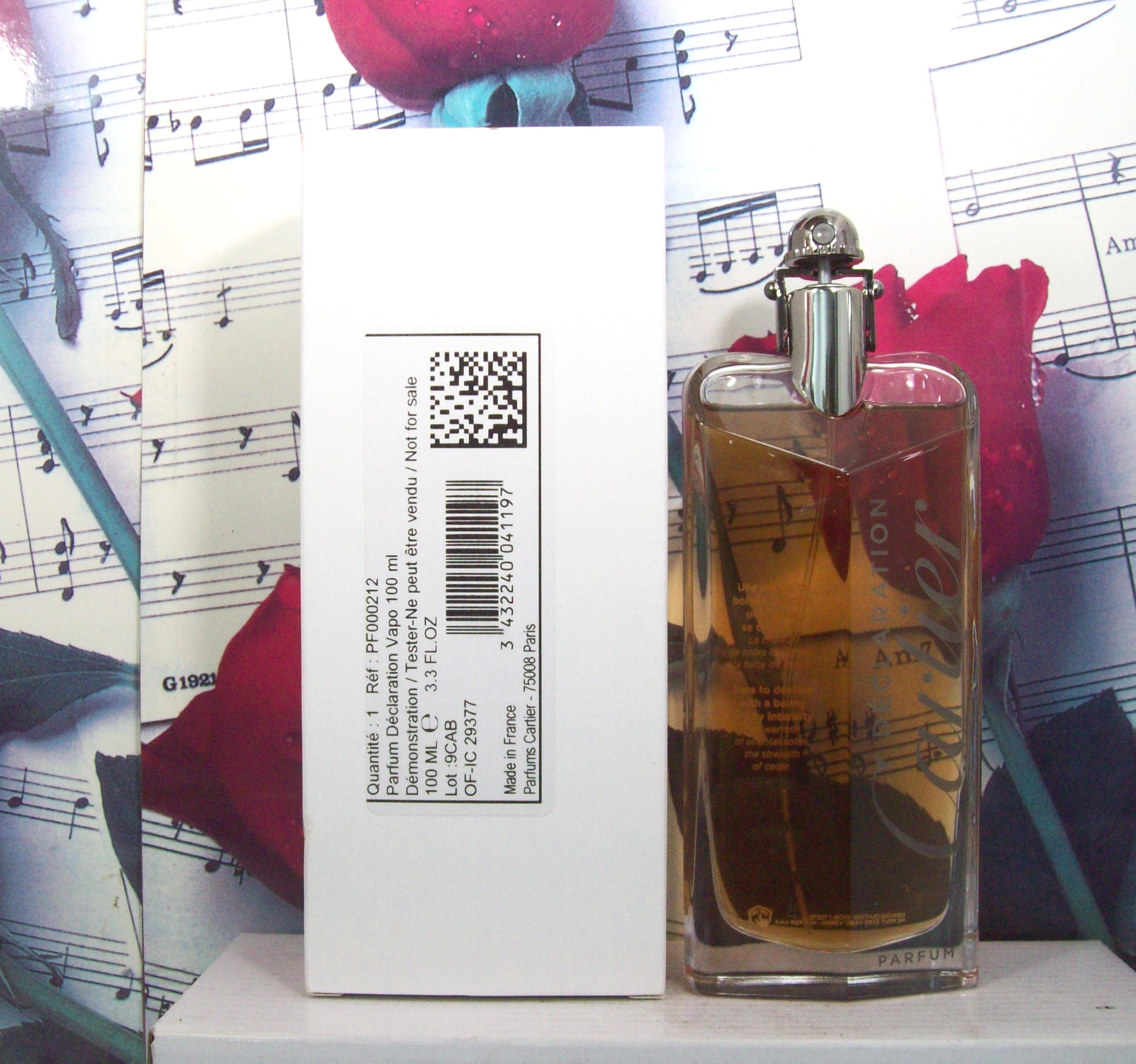 Cartier Declaration Parfum Spray 3.3 OZ bottle