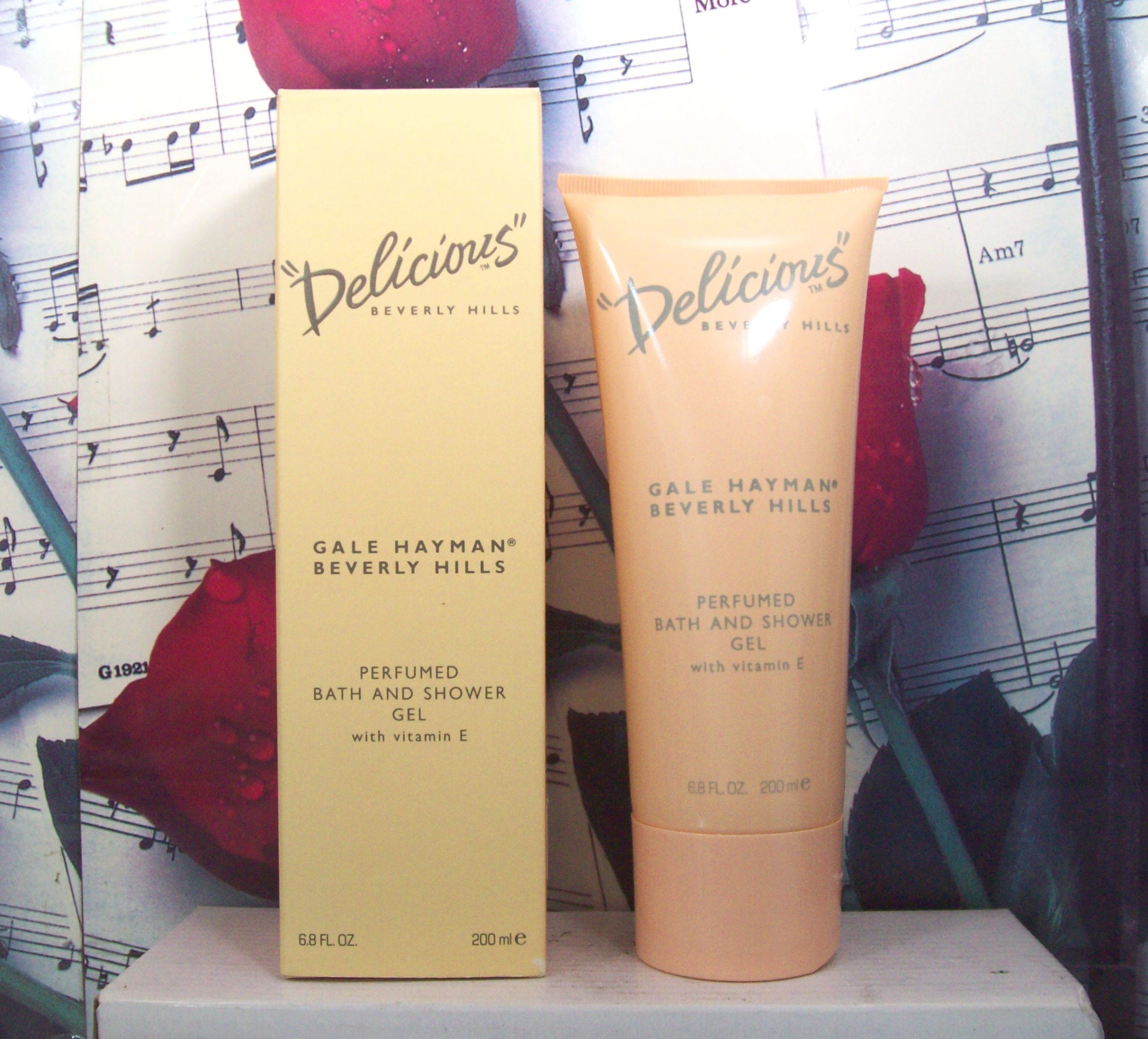 Gale Hayman Delicious Bath and Shower Gel 6.8 OZ bottle front view