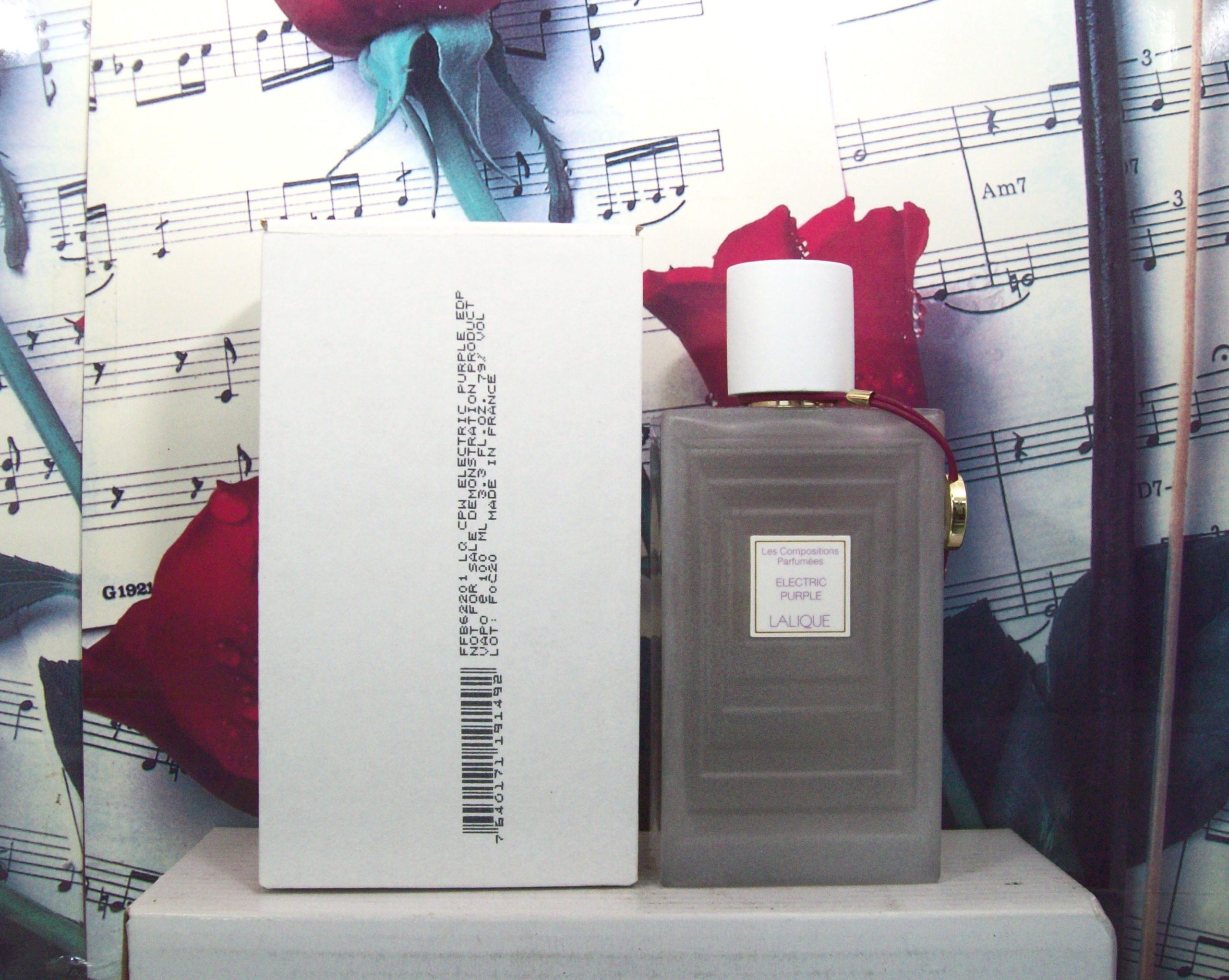 Lalique Electric Purple EDP Spray bottle front view