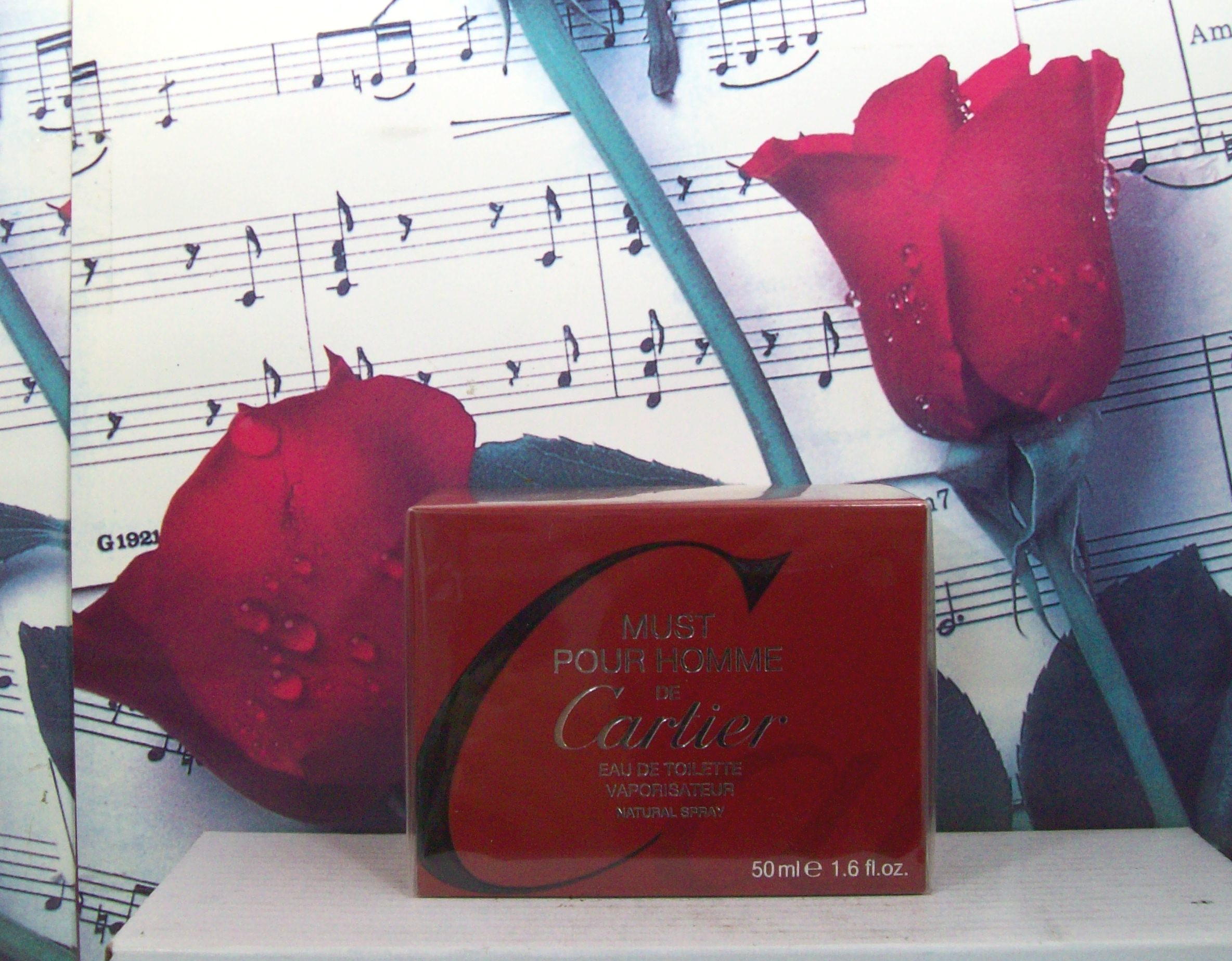 Must Pour Homme De Cartier EDT Spray 1.6 OZ bottle
