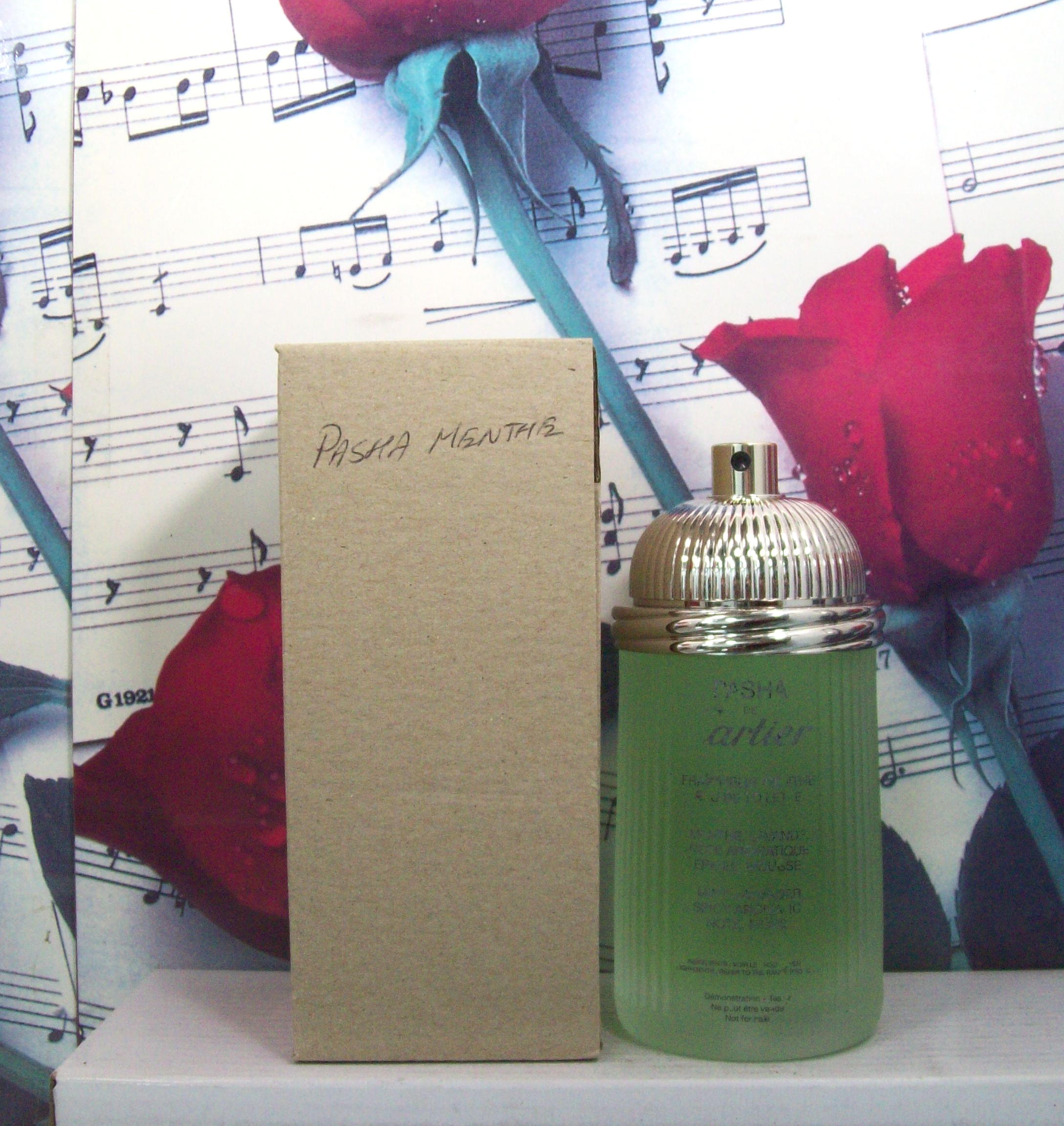 Pasha De Cartier Fraicheur Menthe EDT Spray 3.3 FL. OZ. bottle