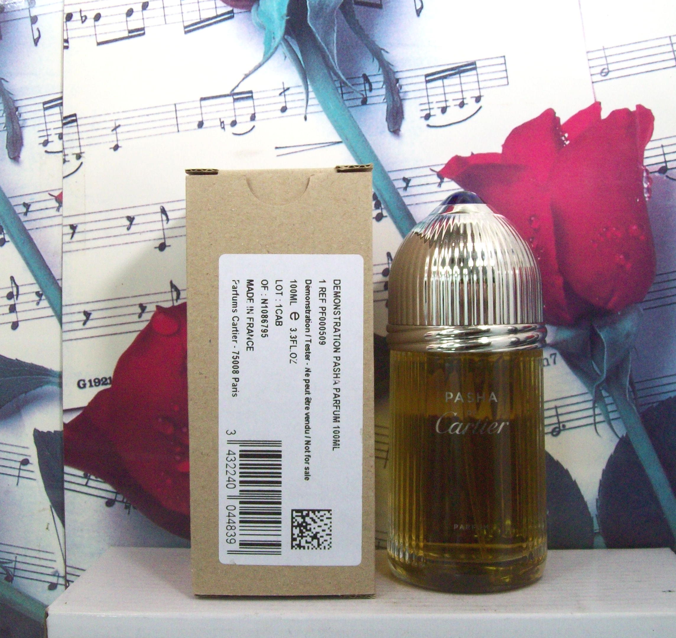 Pasha De Cartier 3.3 OZ Parfum Spray bottle front view