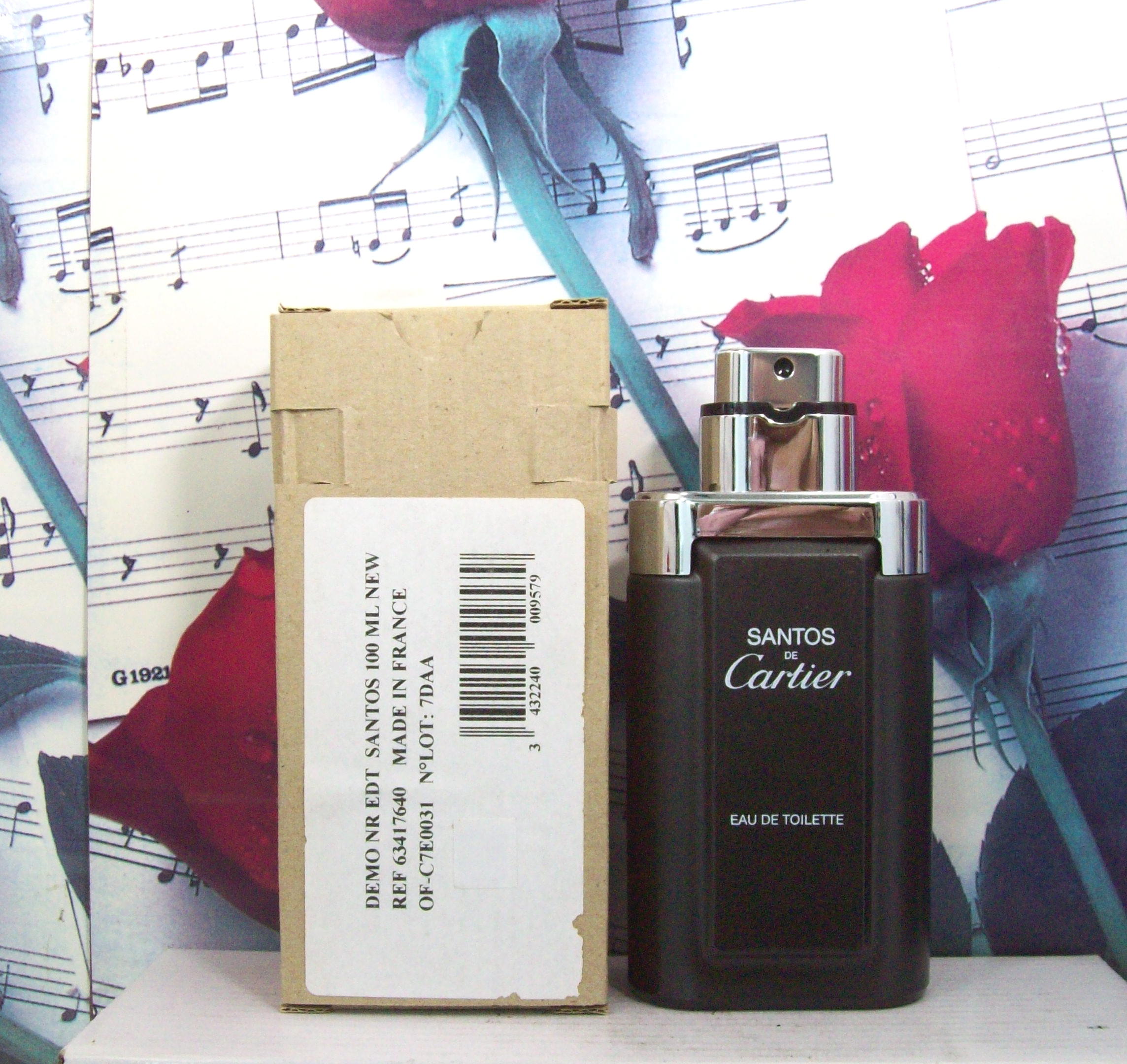 Santos De Cartier 3.3 OZ EDT Spray bottle front view