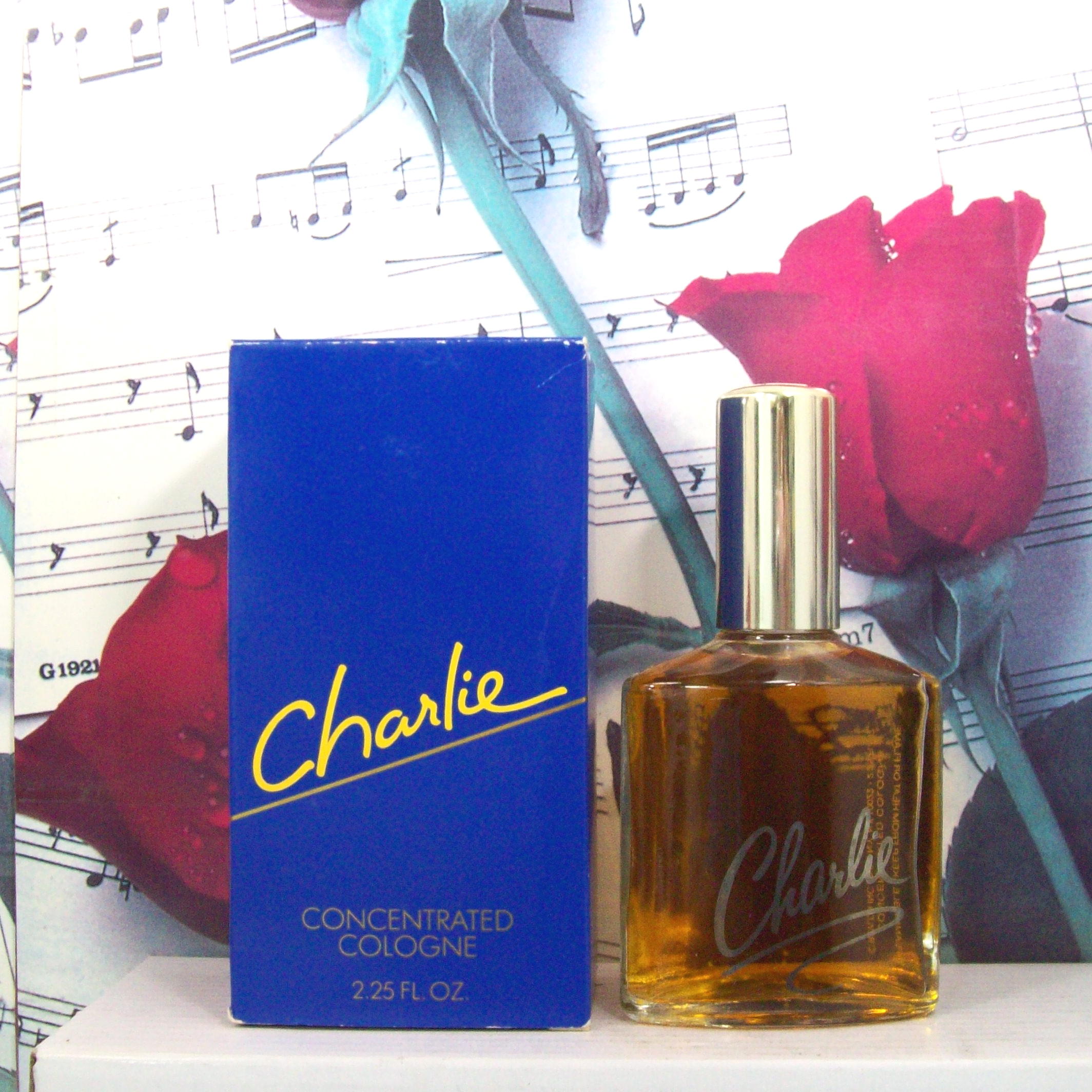Charlie BT Revlon Cologne Splash Vintage 2.25 OZ bottle front view