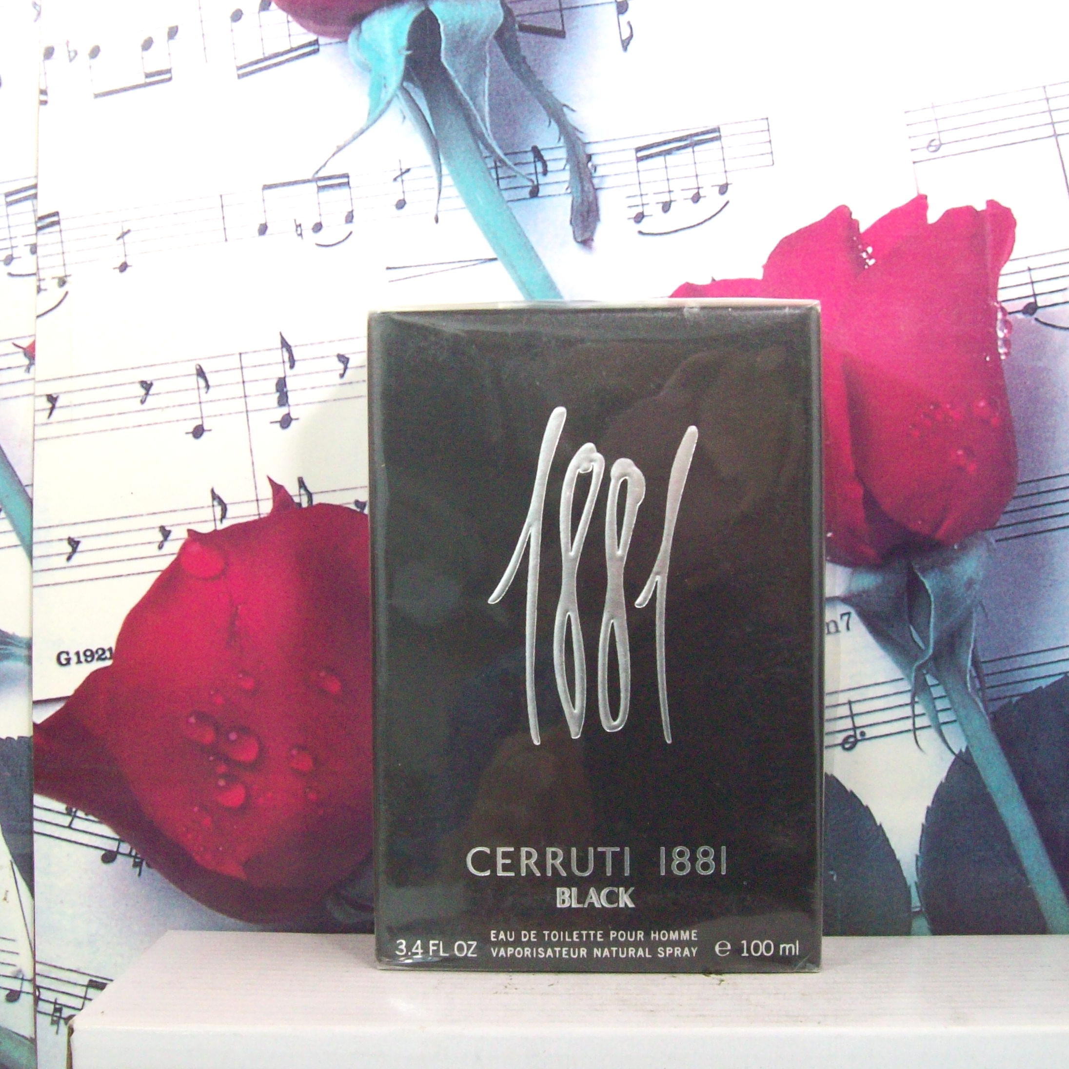 Cerruti 1881 Black 3.4 OZ EDT Spray bottle front view