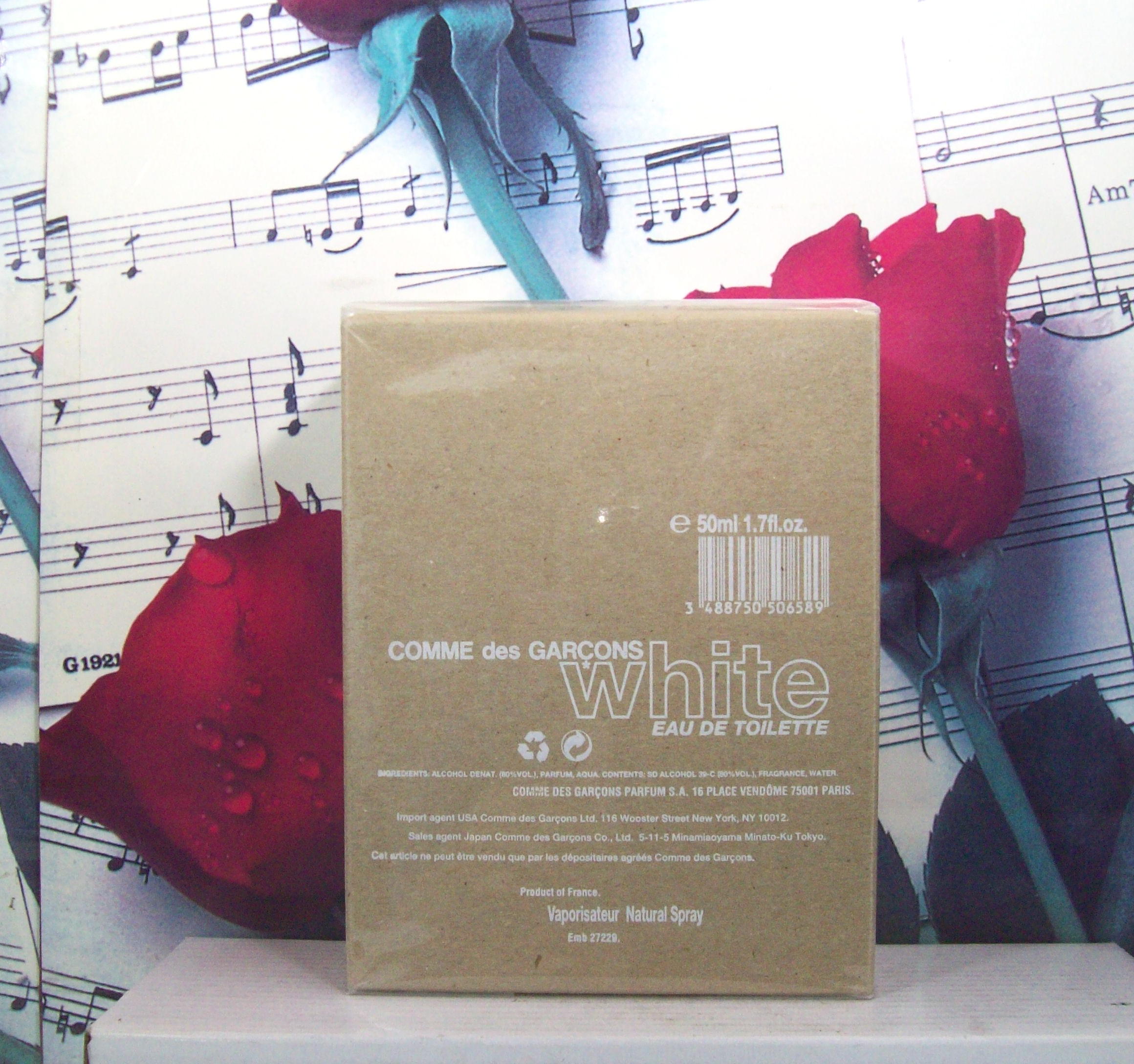 Comme Des Garcons White EDT Spray 1.7 OZ bottle front view
