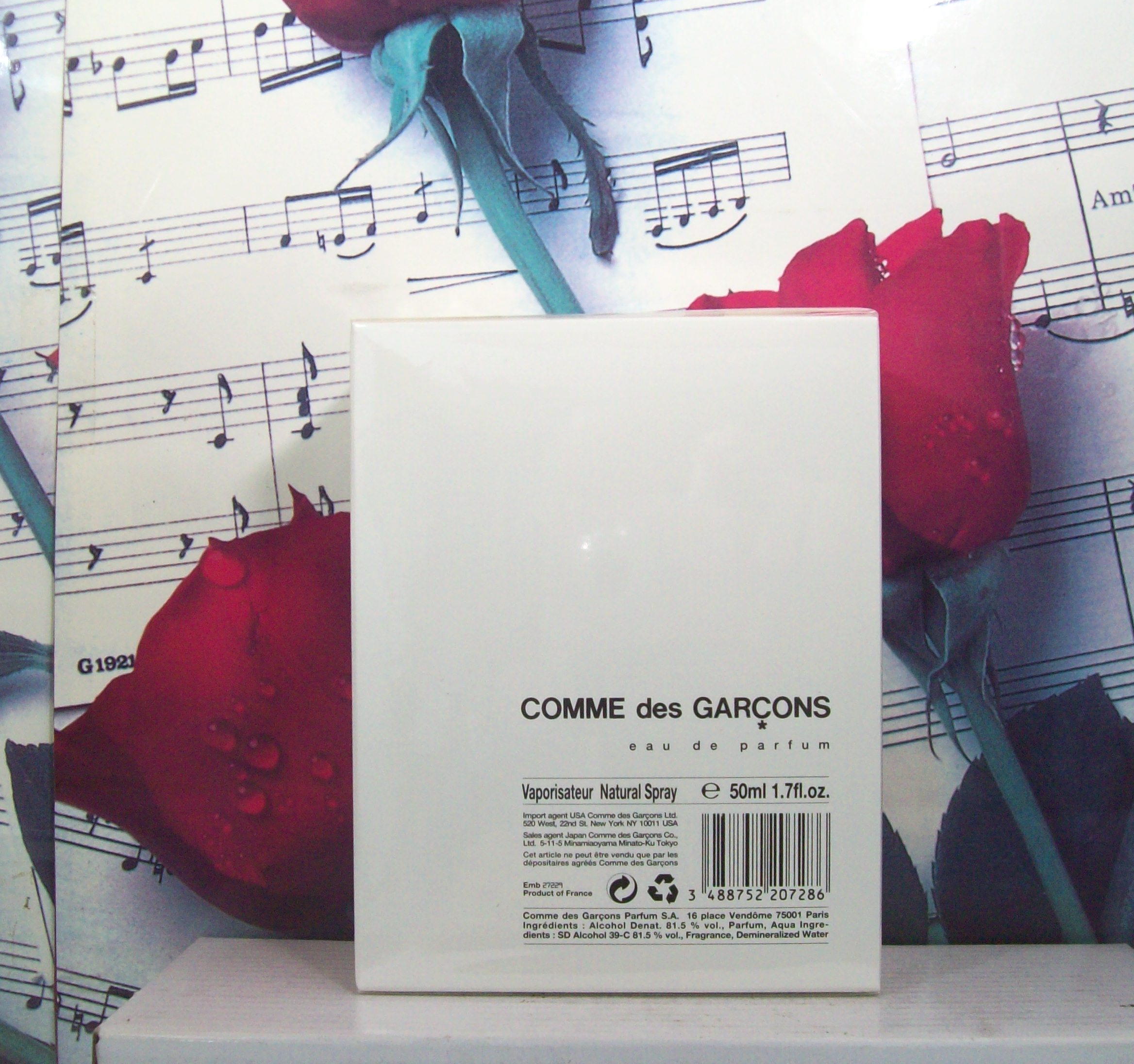Comme Des Garcons 1.7 OZ EDP Spray fragrance bottle