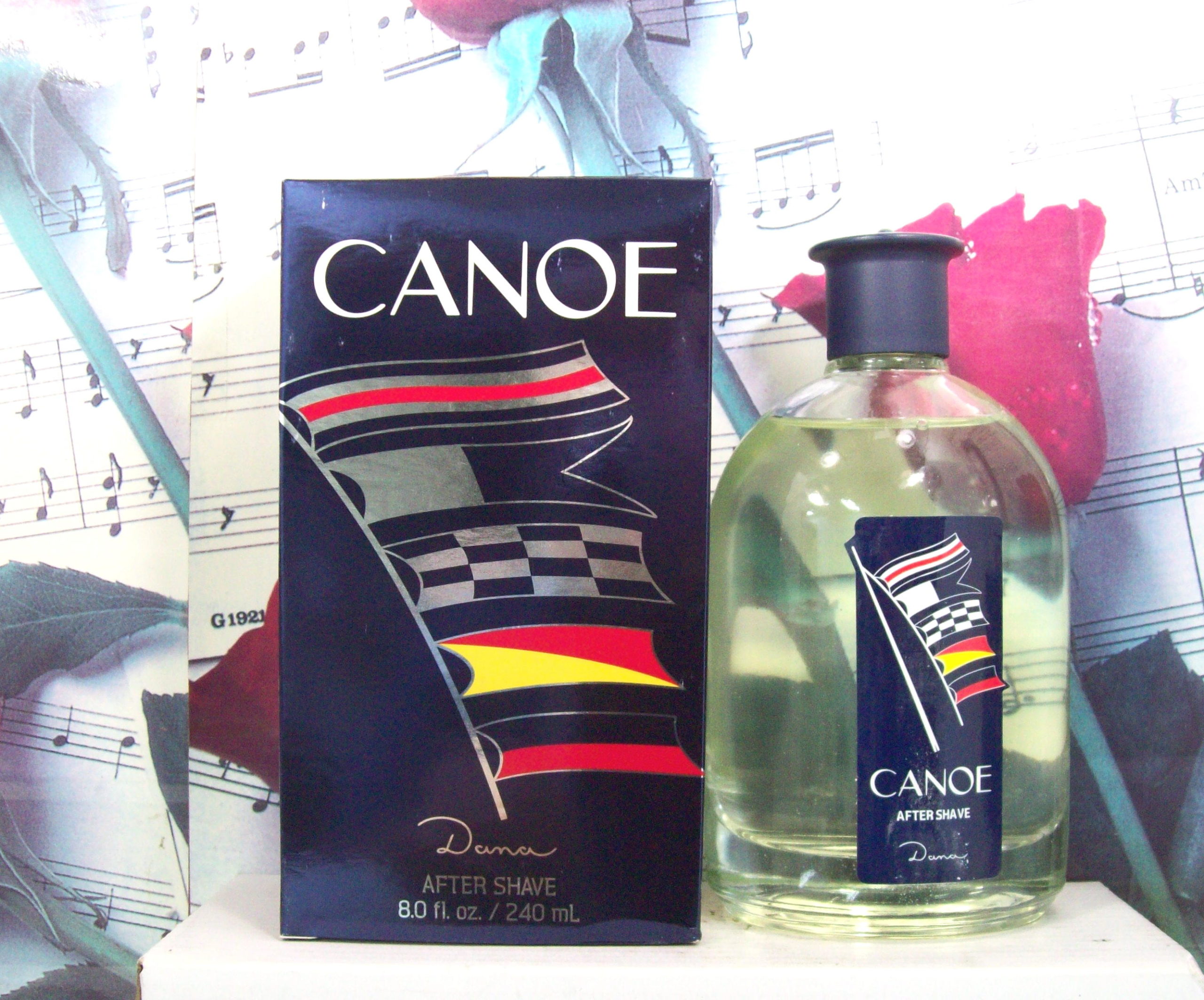 Canoe After Shave 8.0 OZ bottle front view