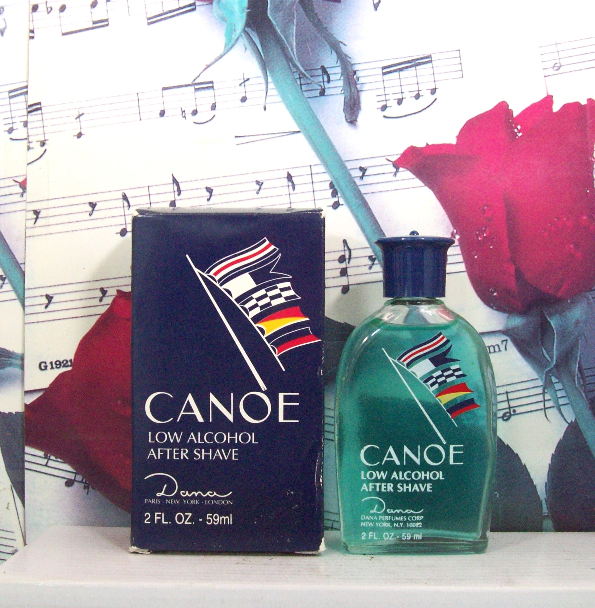 Canoe 2.0 oz Low Alcohol After Shave bottle front view