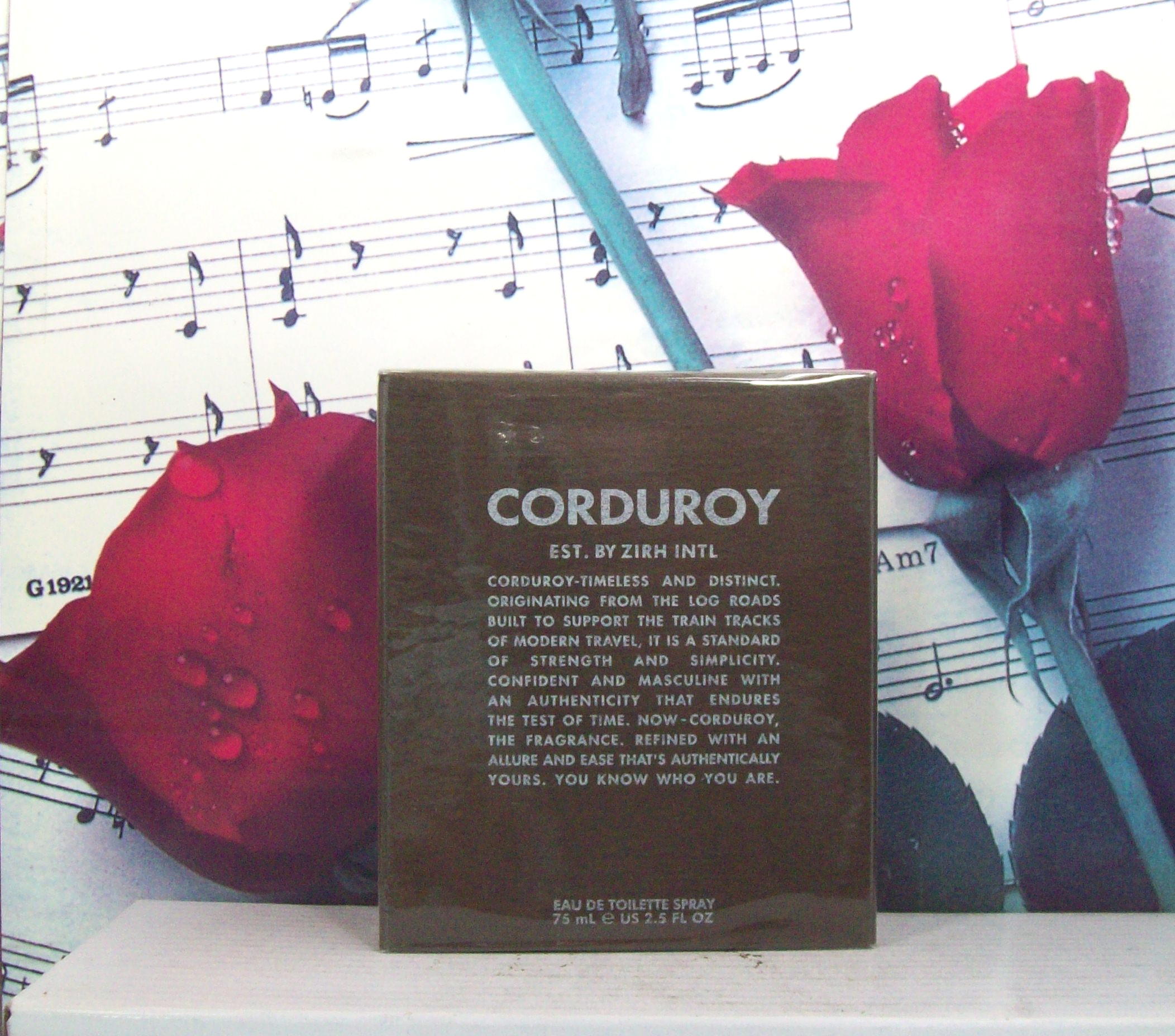 Corduroy 2.5 OZ EDT Spray bottle front view