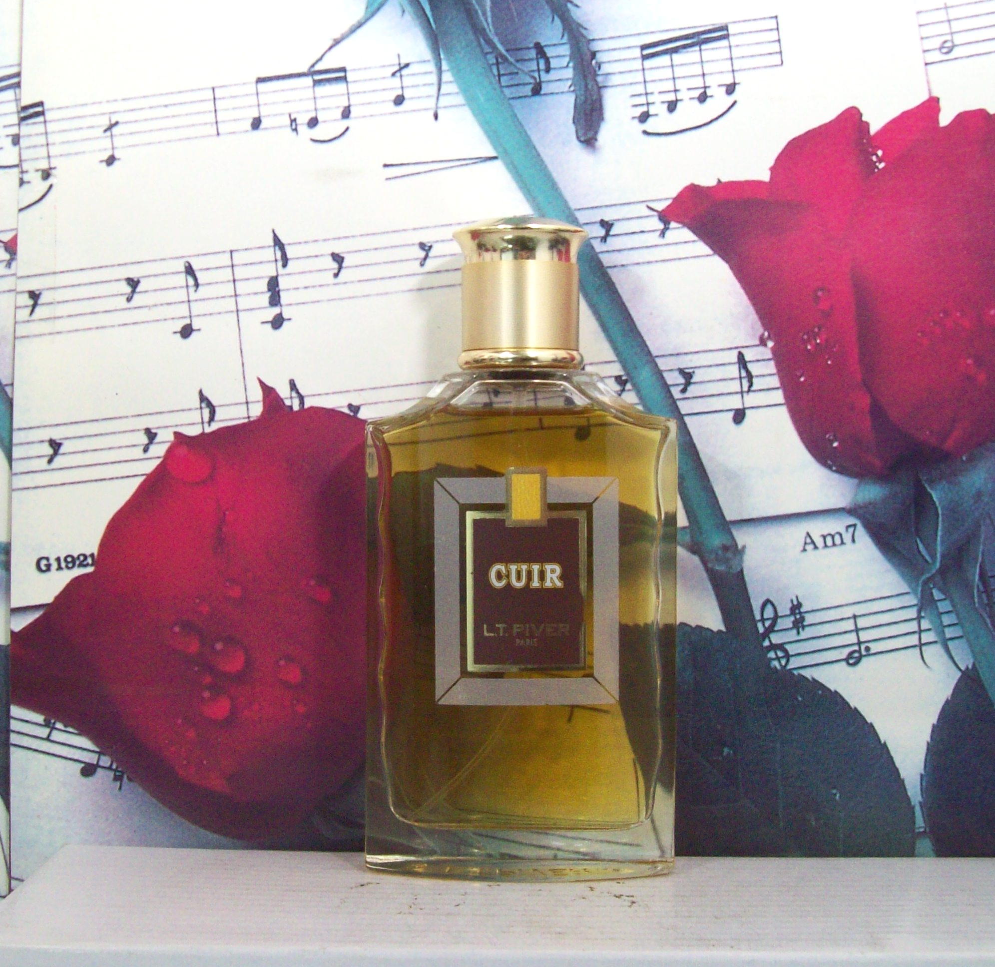 L.T. Piver Cuir 3.3 OZ EDT Spray bottle front view