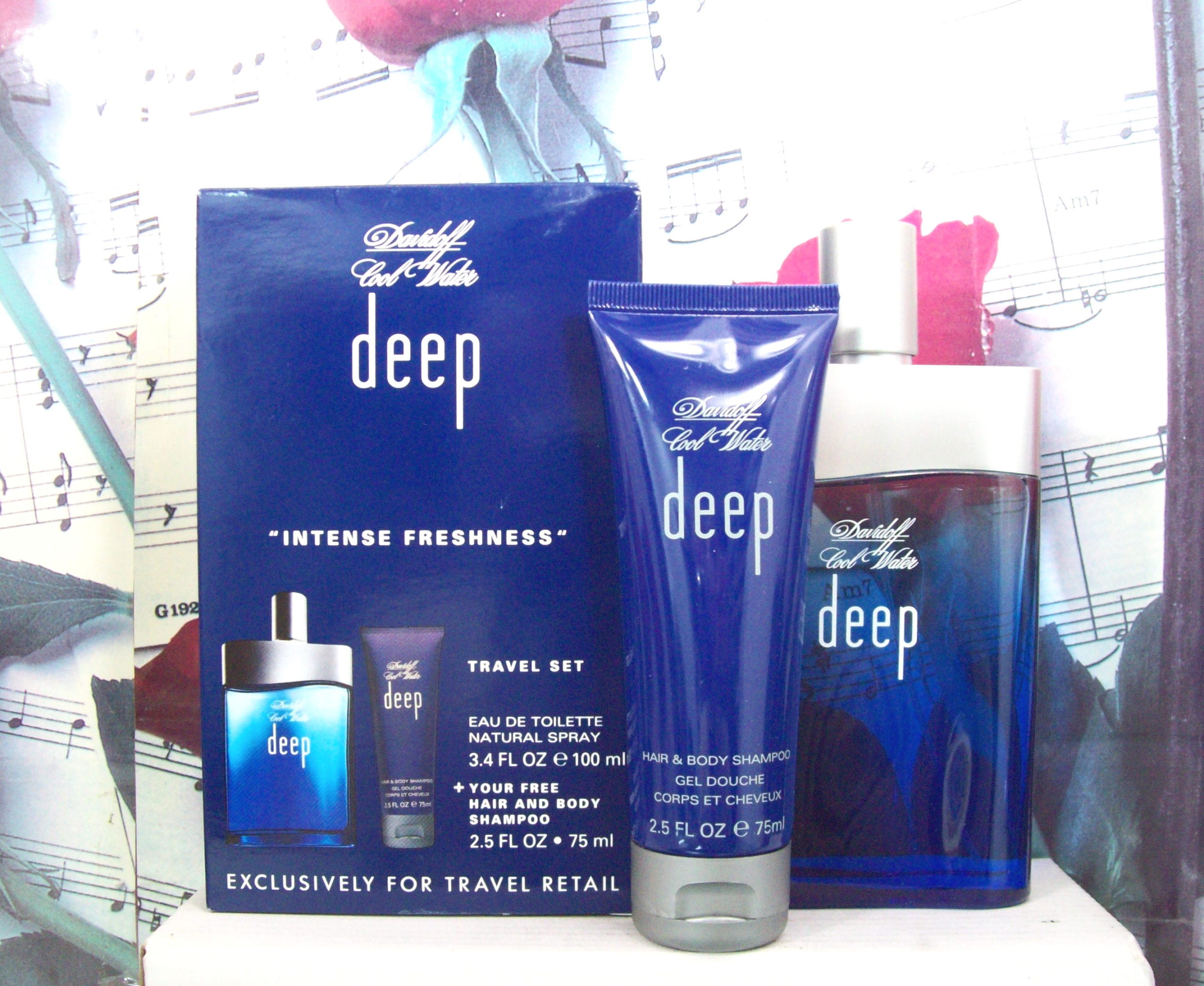 Davidoff Cool Water Deep Gift Set box packaging